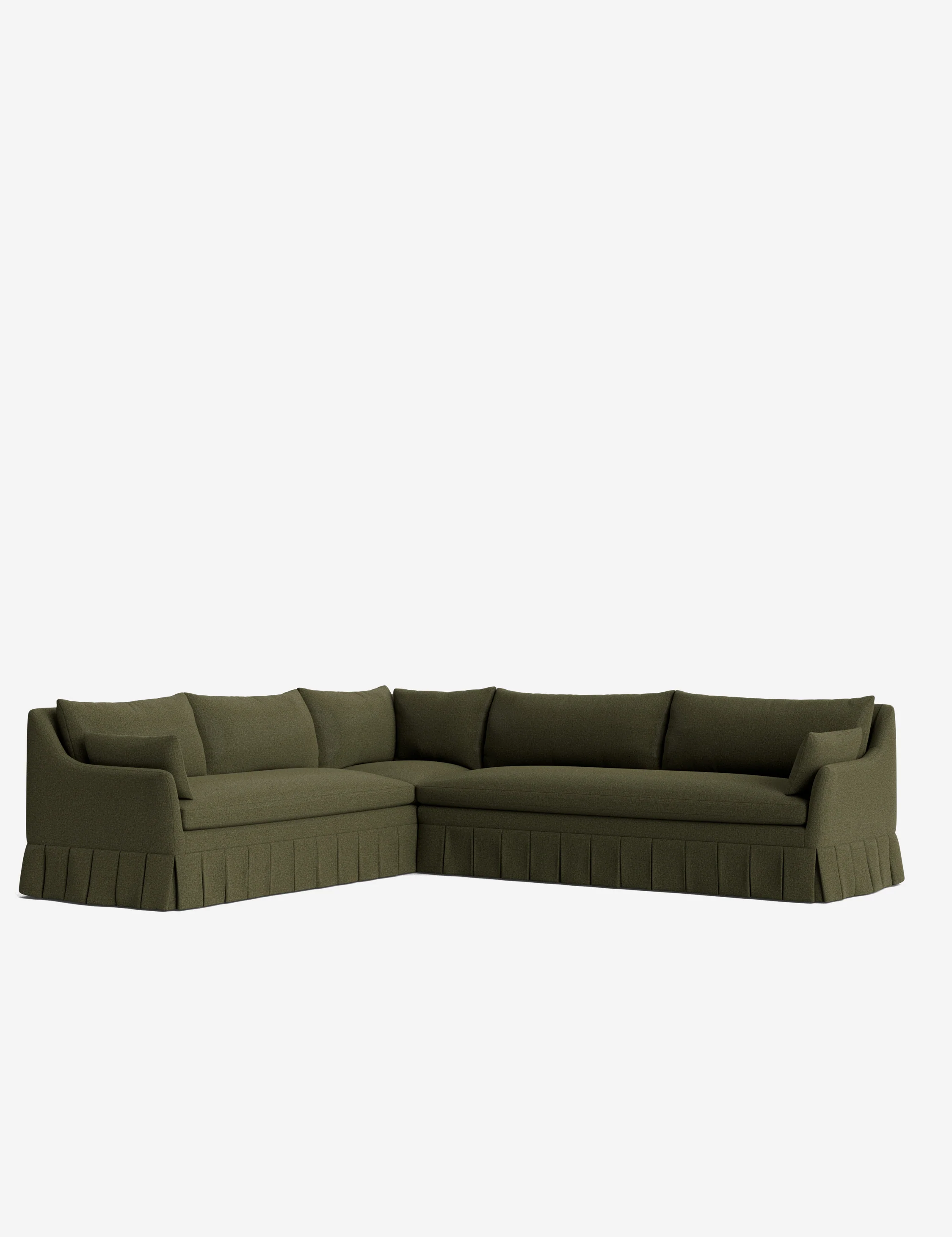 Portola Pleated Sectional Sofa - Image 5