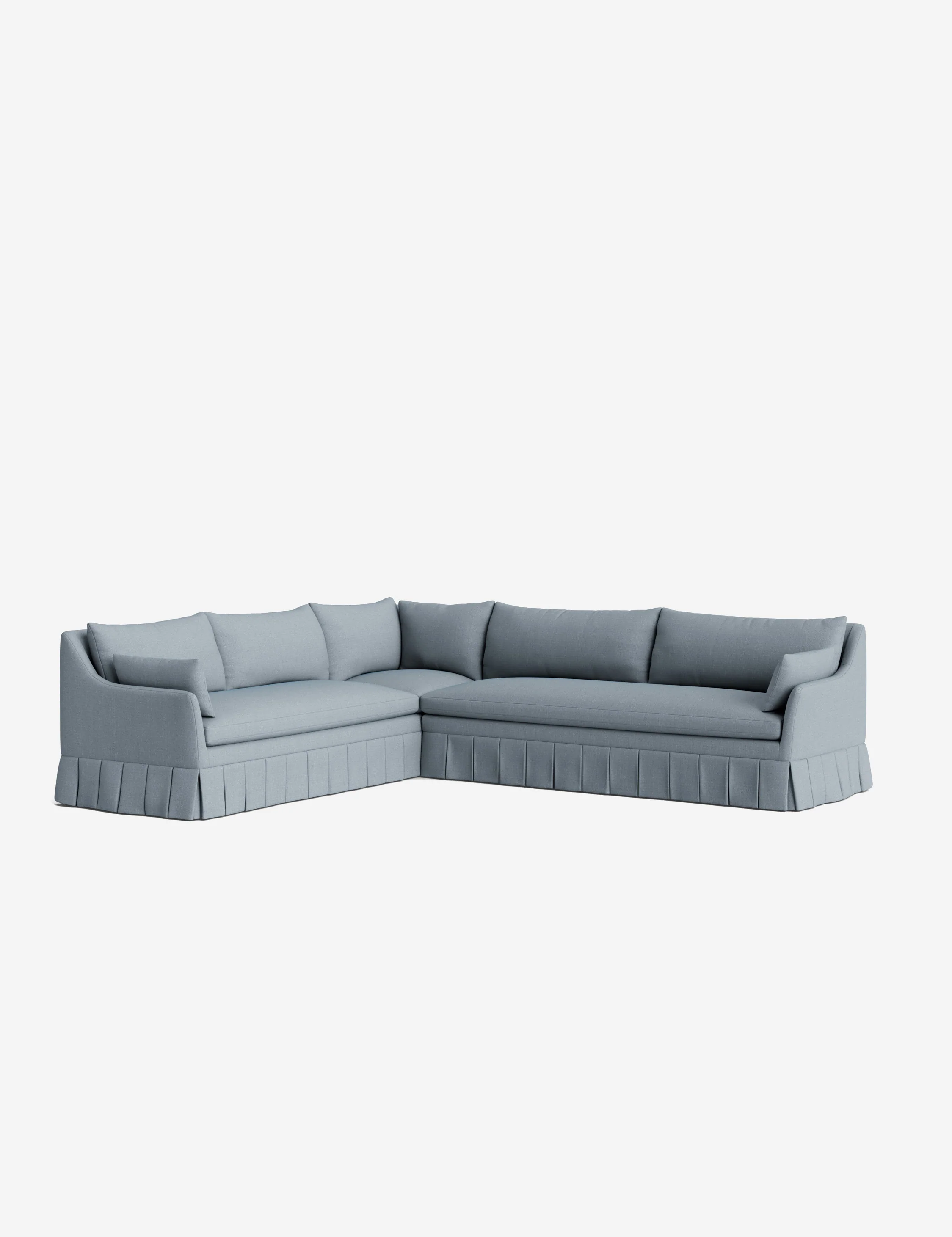 Portola Pleated Sectional Sofa - Image 66