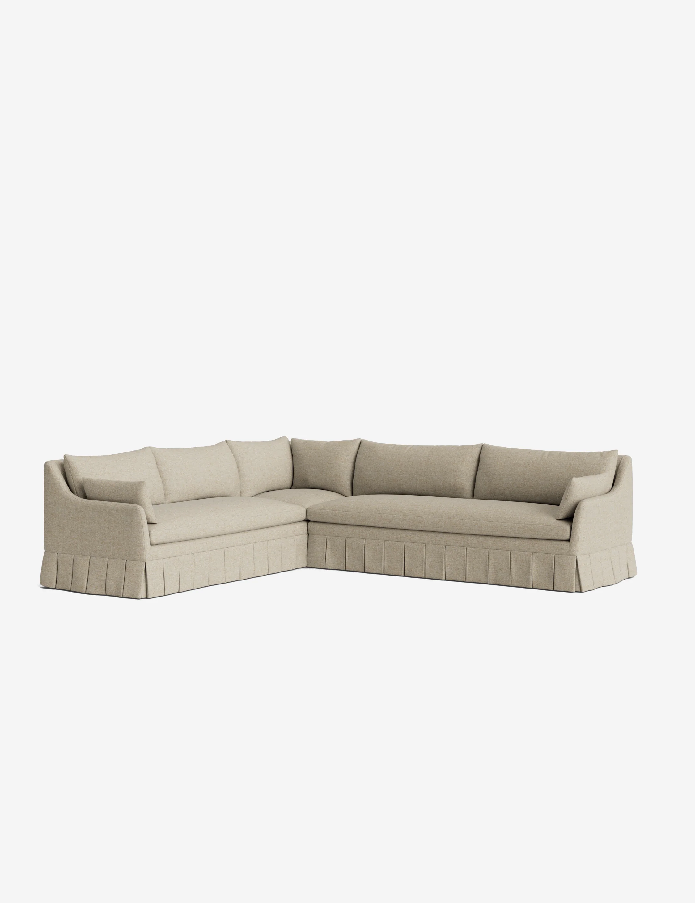 Portola Pleated Sectional Sofa - Image 84