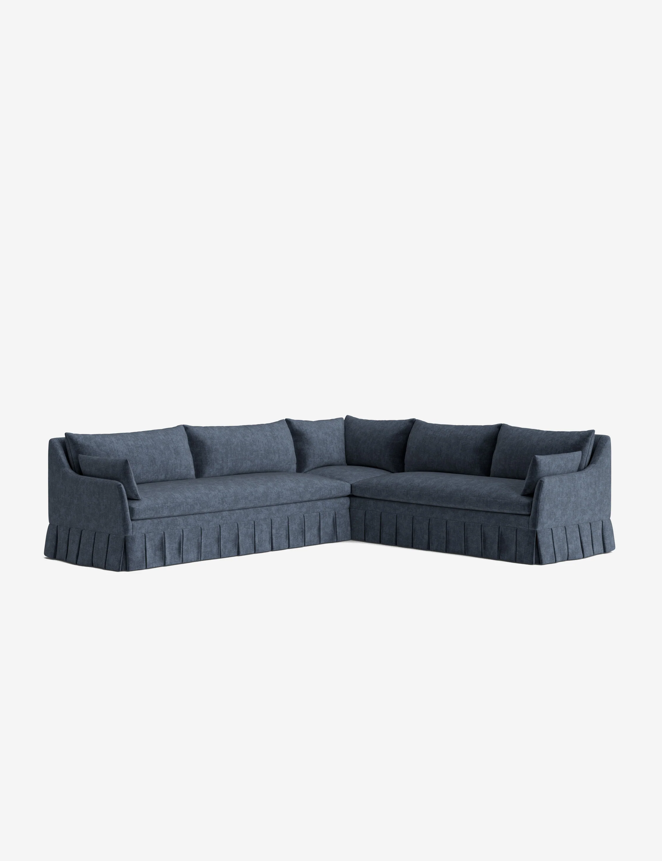 Portola Pleated Sectional Sofa - Image 90