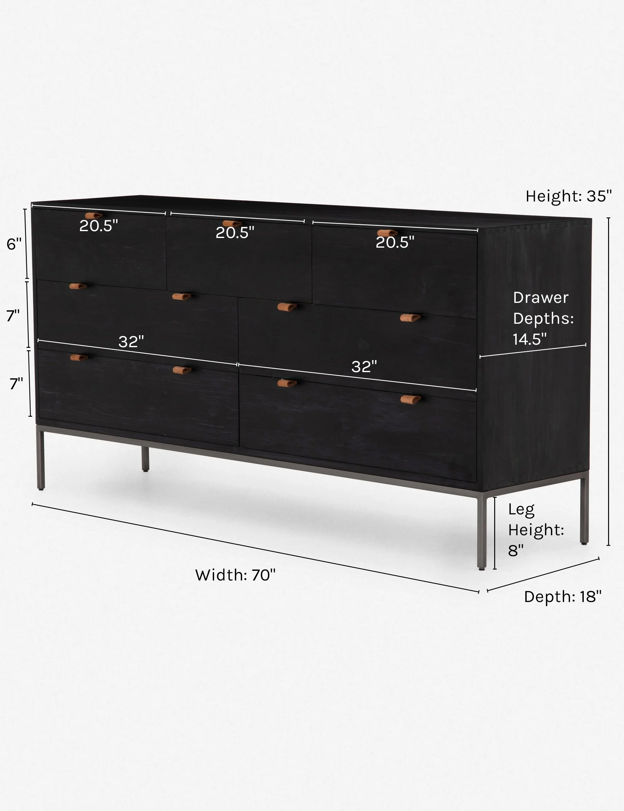 Rosamonde 7-Drawer Dresser - Image 13