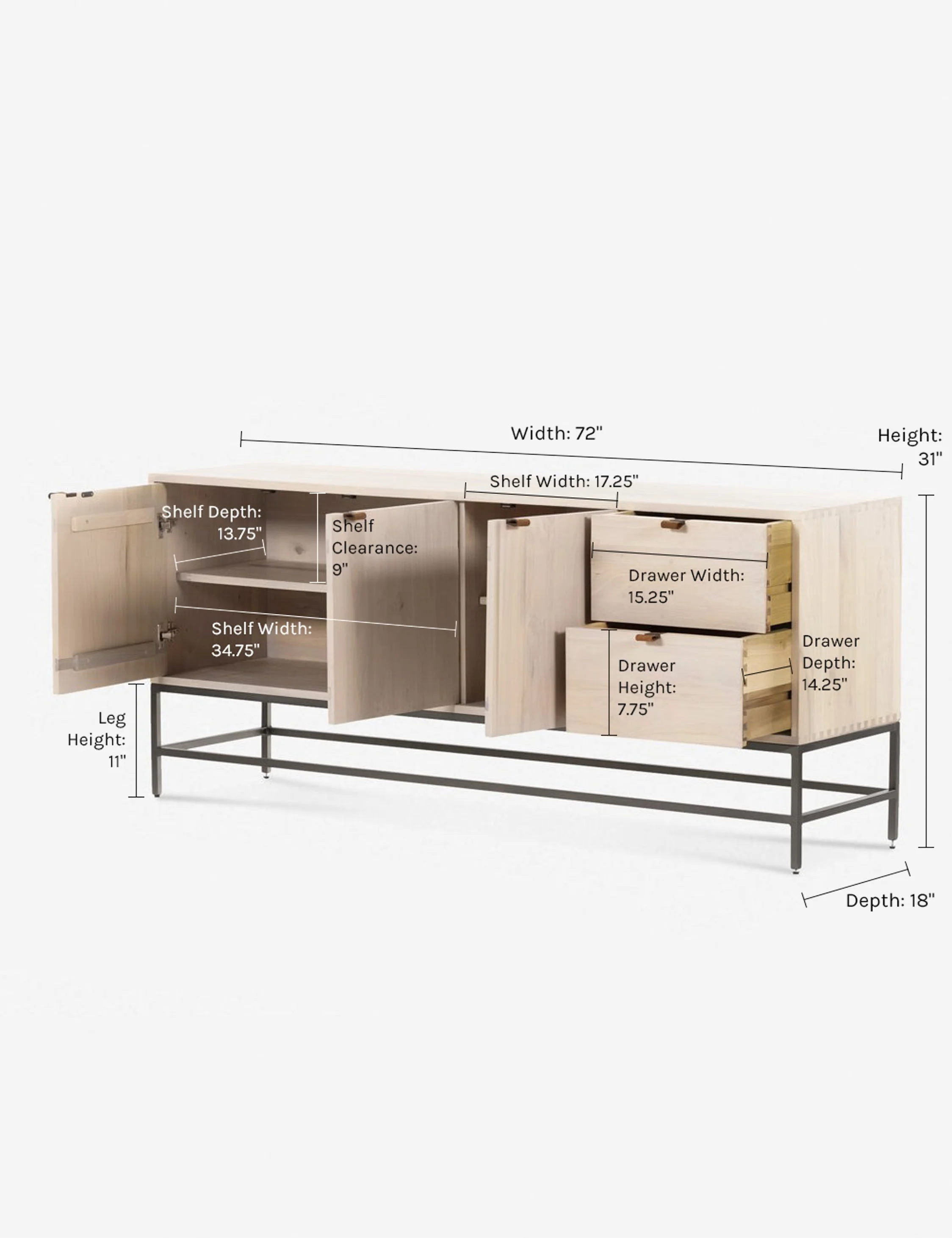 Rosamonde Sideboard - Image 9
