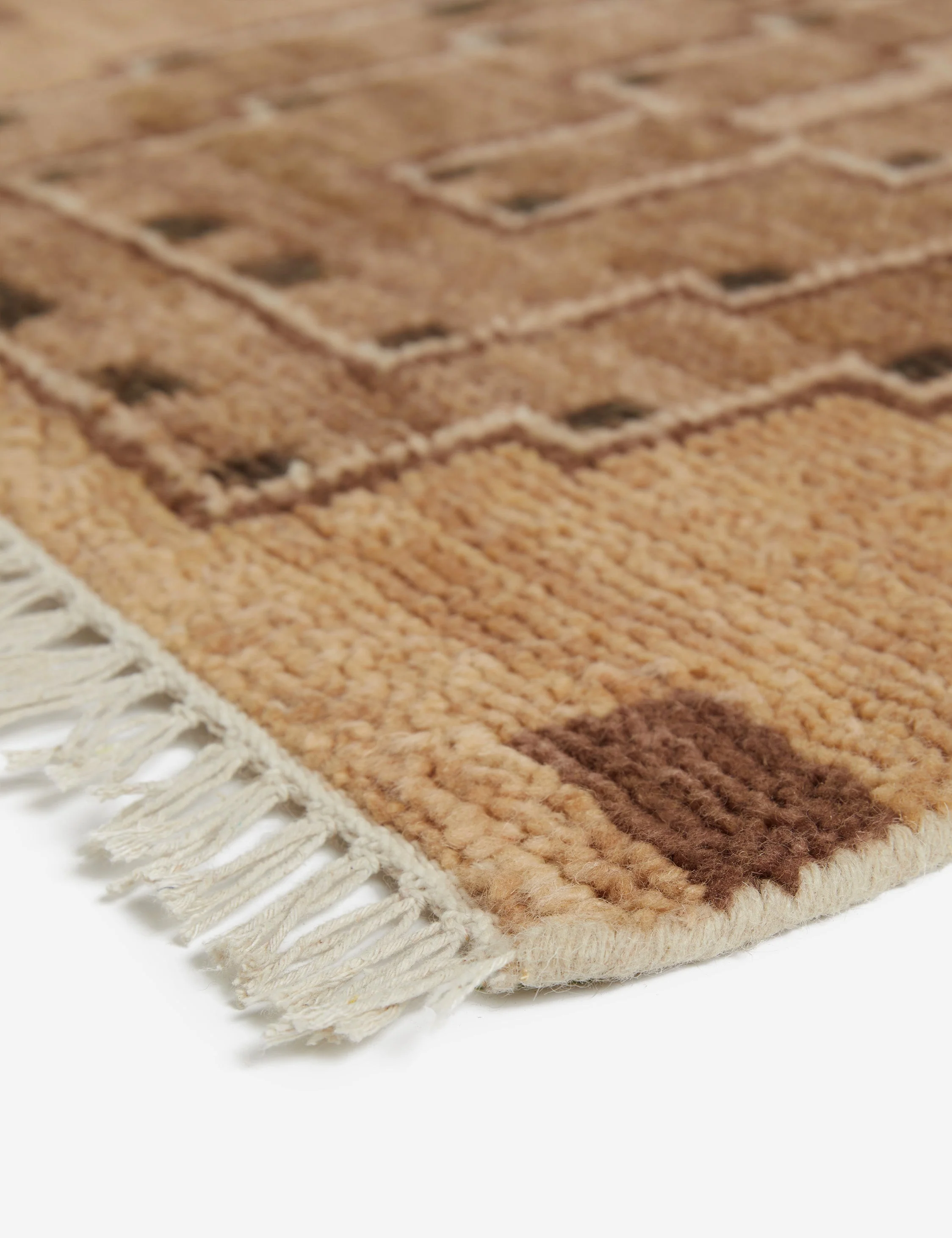 Saffron Hand-Knotted Wool Rug Swatch