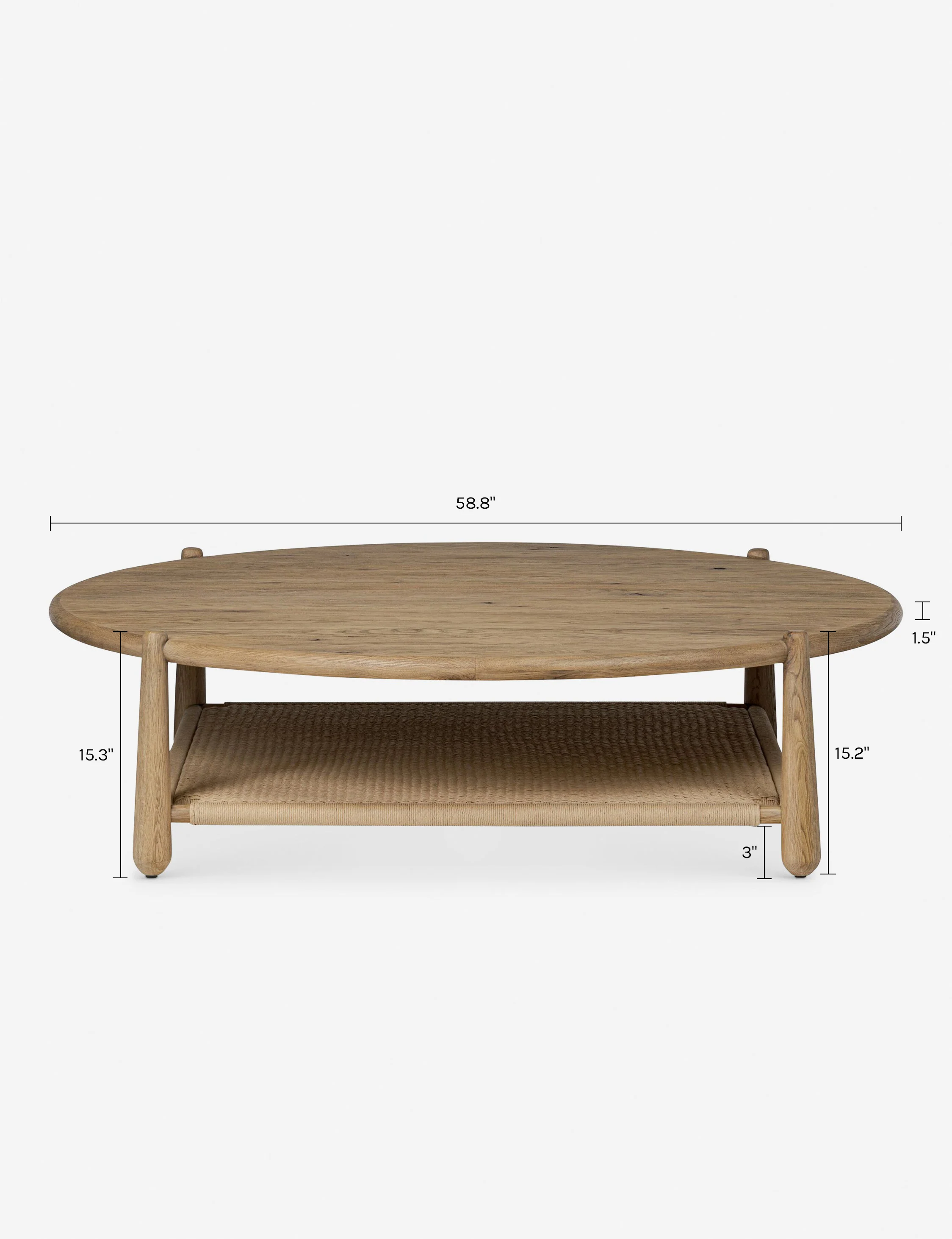 Salvador Round Coffee Table by Amber Lewis x Four Hands - Image 14