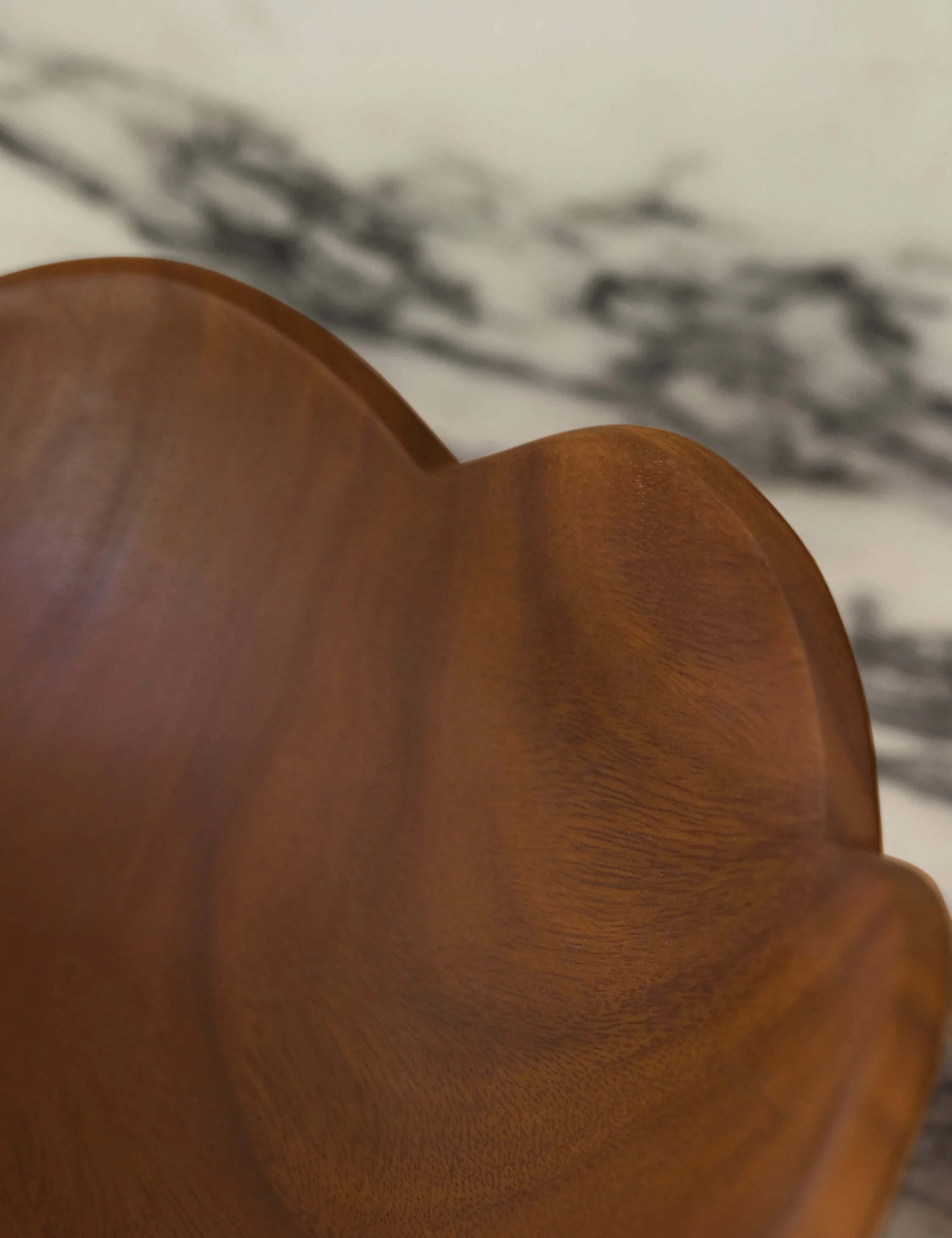Scalloped Wood Bowl by Sarah Sherman Samuel - Image 5