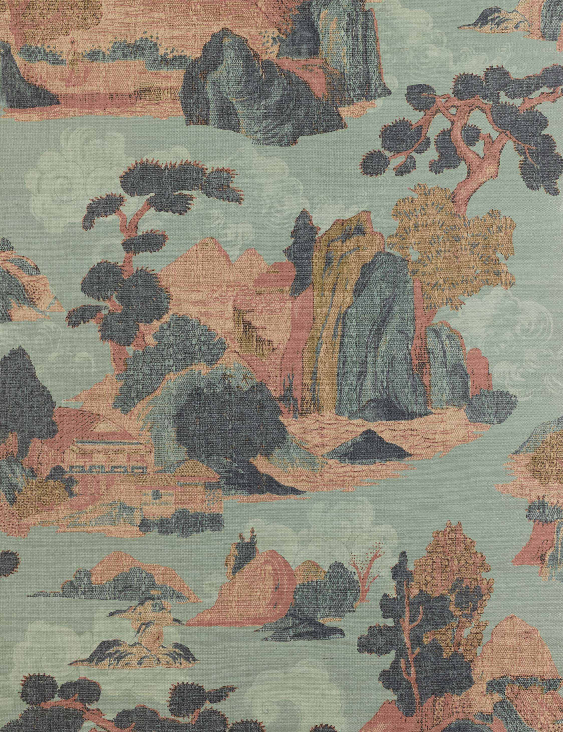 Scenic Landscape Grasscloth Wallpaper by Aimee Song - Image 5