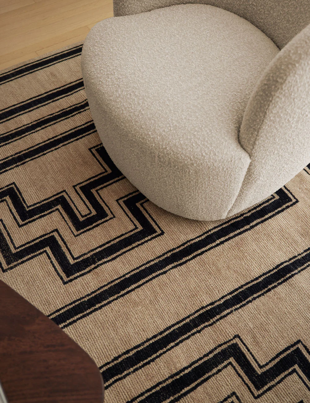 Senna Hand-Knotted Wool Rug Swatch - Image 5