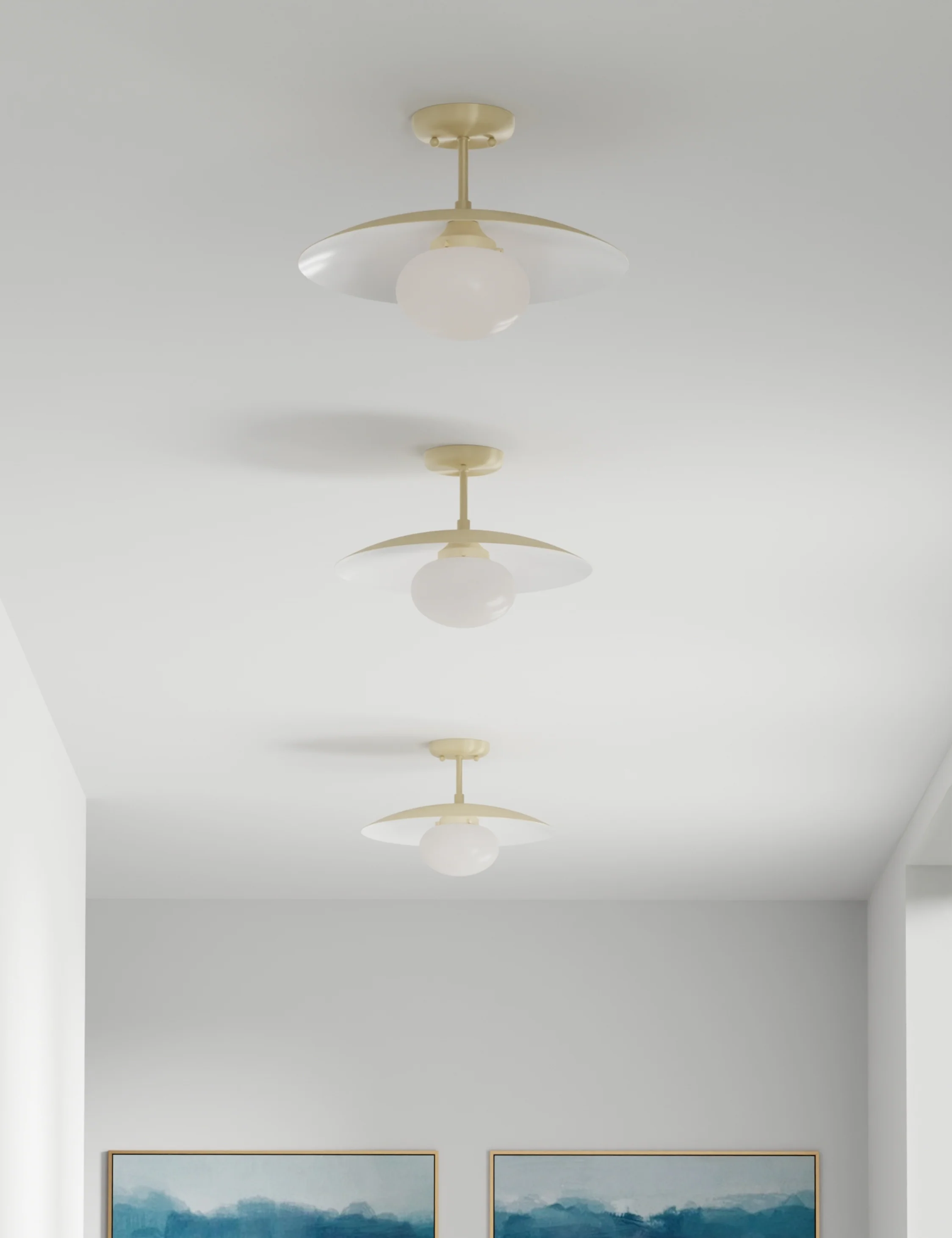 Shah Semi-Flush Mount Light - Image 3