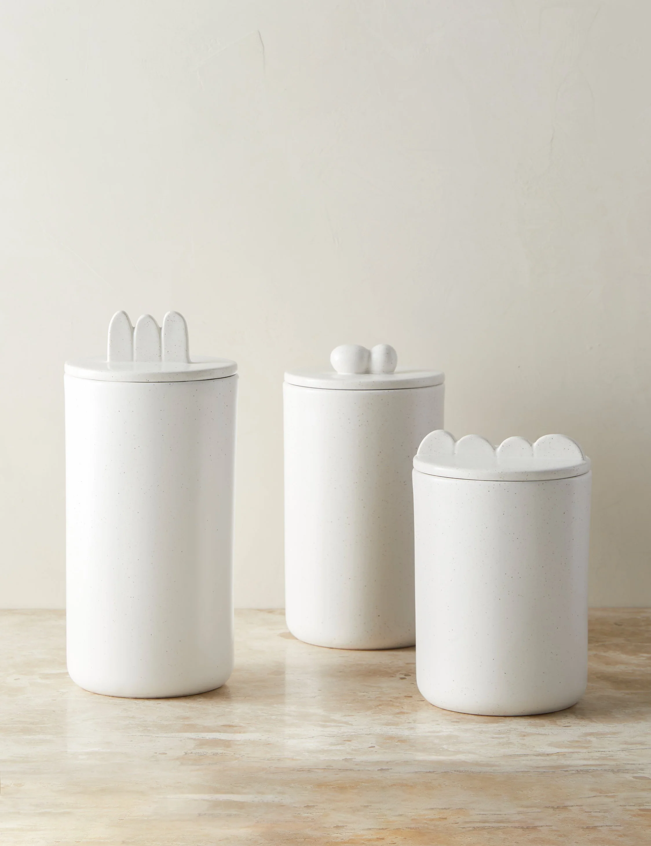 Shapeshifter Ceramic Canister (Set of 3) by Sarah Sherman Samuel - Image 2