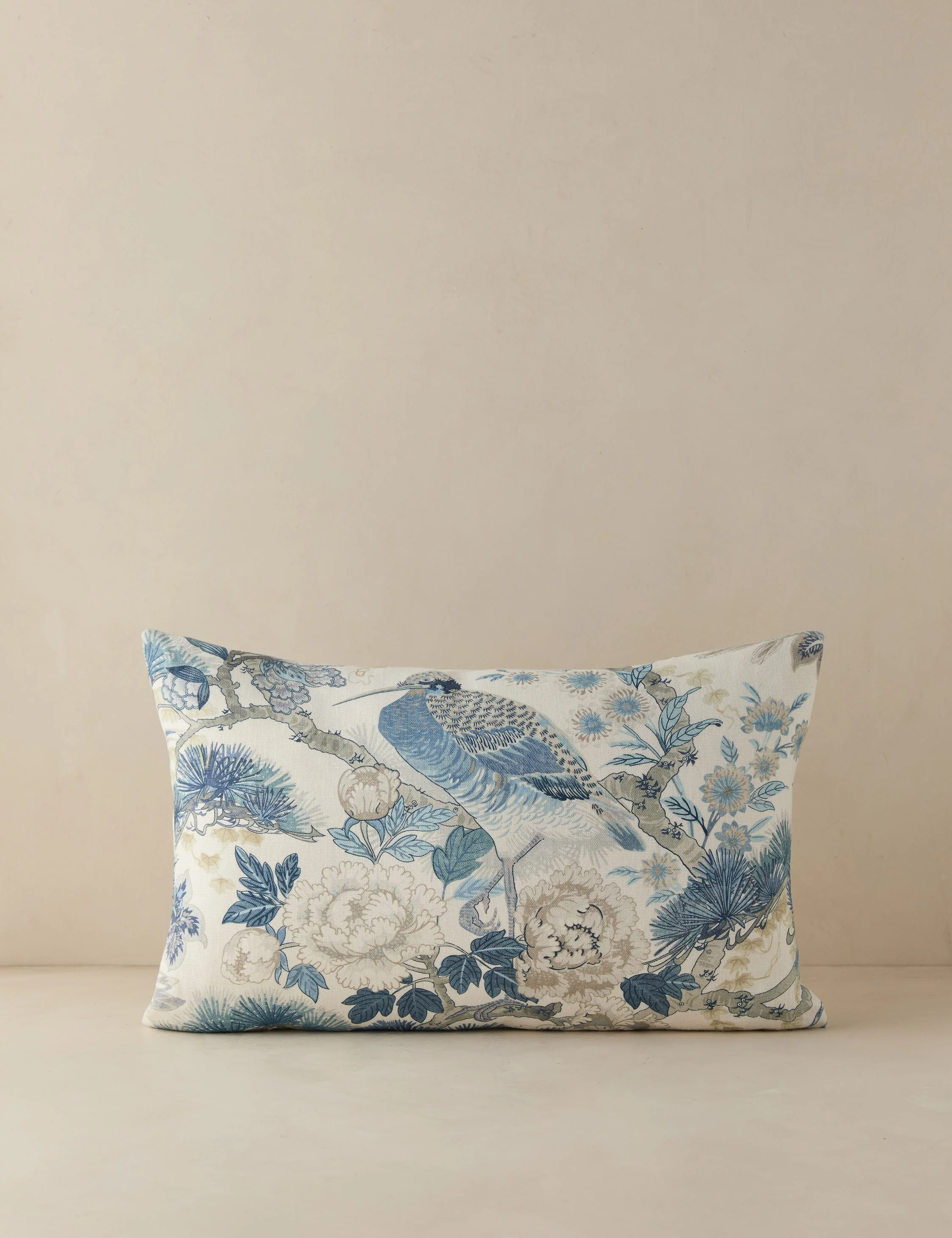 Shenyang Print Linen Pillow by Scalamandre - Image 13