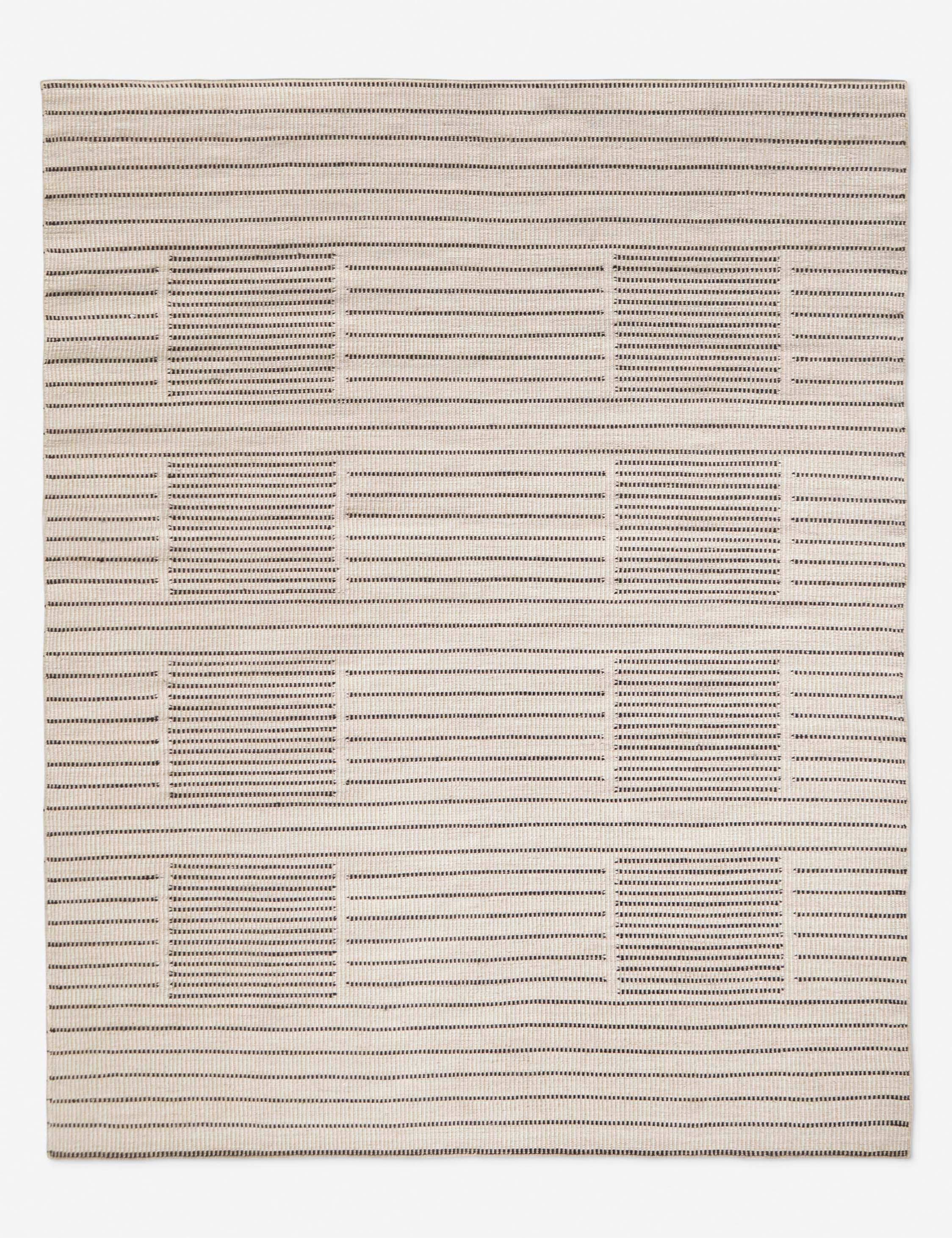 Shere Handwoven Indoor/Outdoor Rug Swatch by Sarah Sherman Samuel, Natural - Image 3