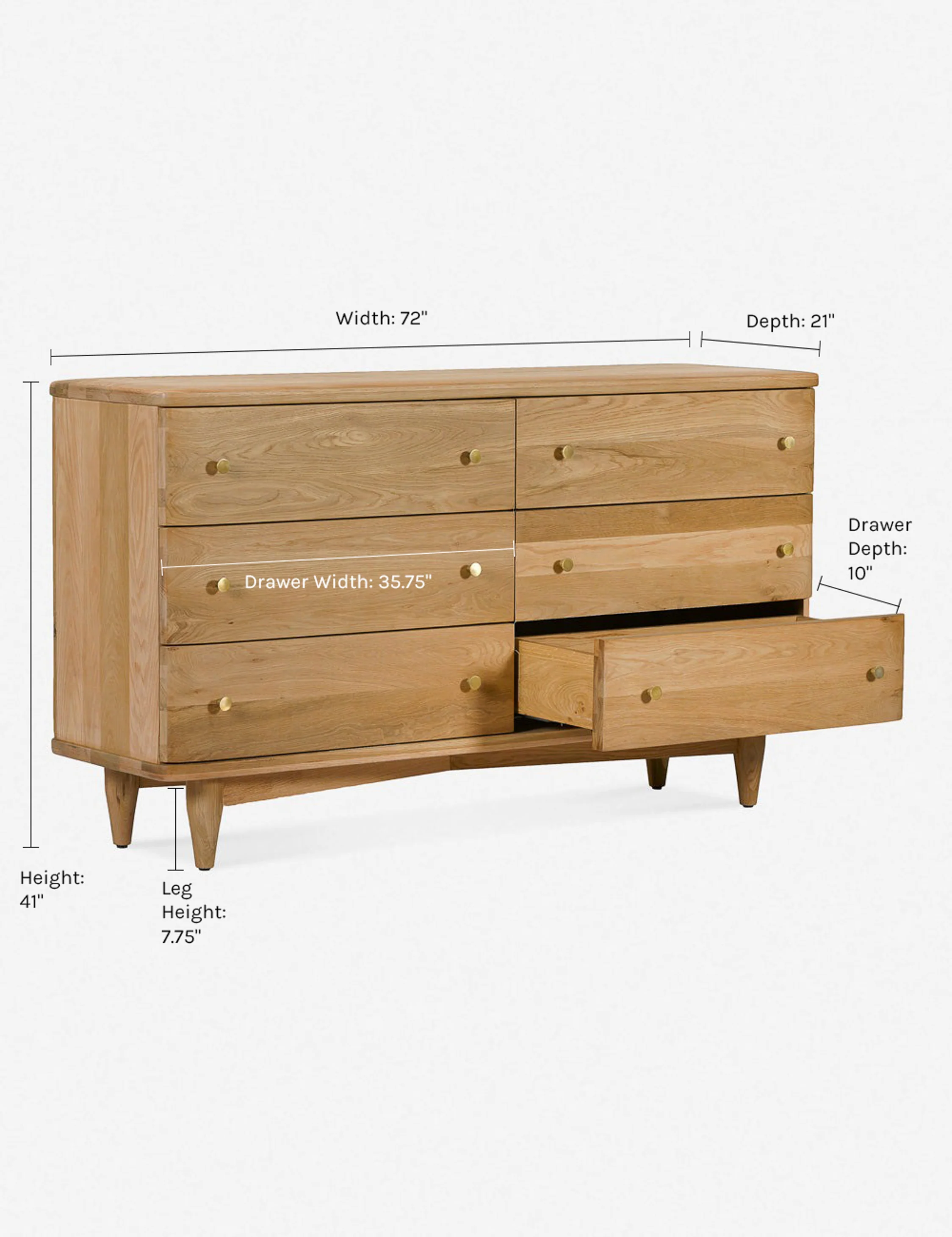Shiloh 6-Drawer Dresser - Image 13