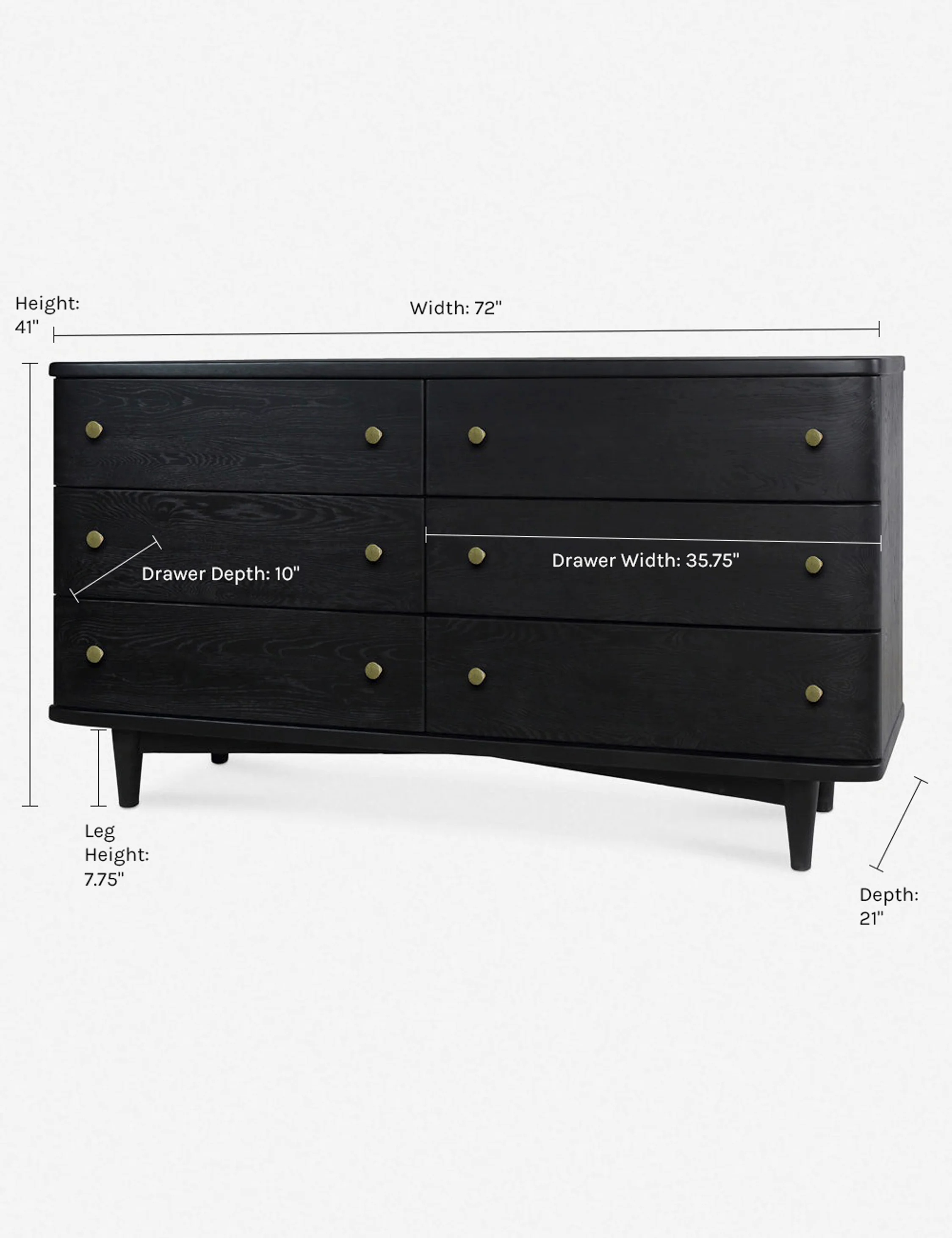 Shiloh 6-Drawer Dresser - Image 5