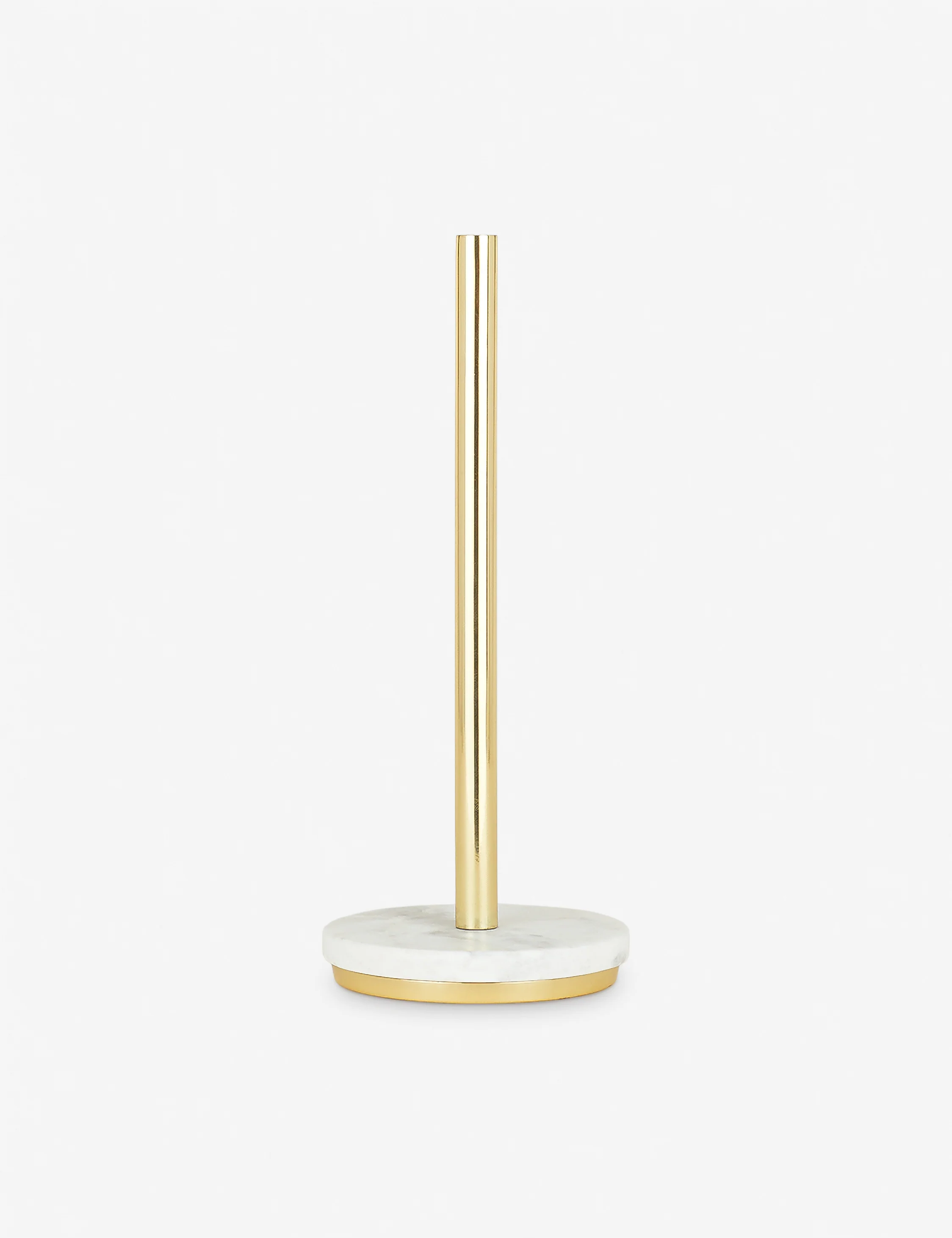 Simple Marble Paper Towel Holder by Hawkins New York - Image 2