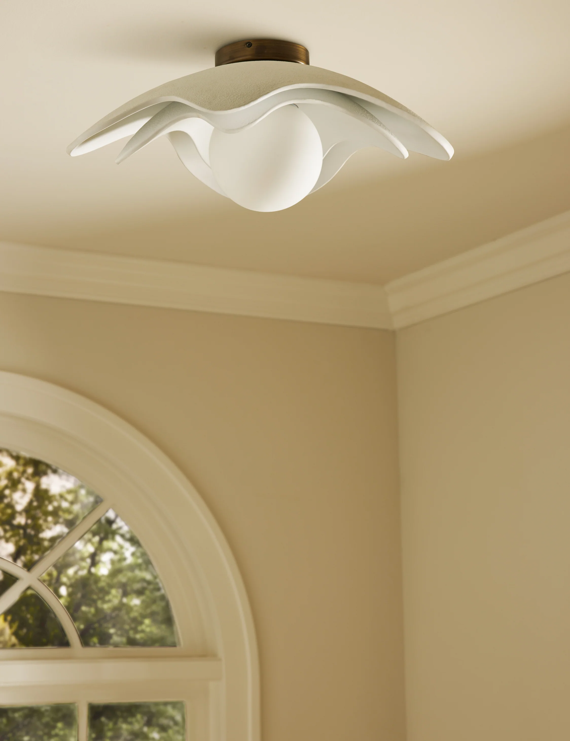 Soft Petal Flush Mount Light by Lolly Lolly Ceramics - Image 3