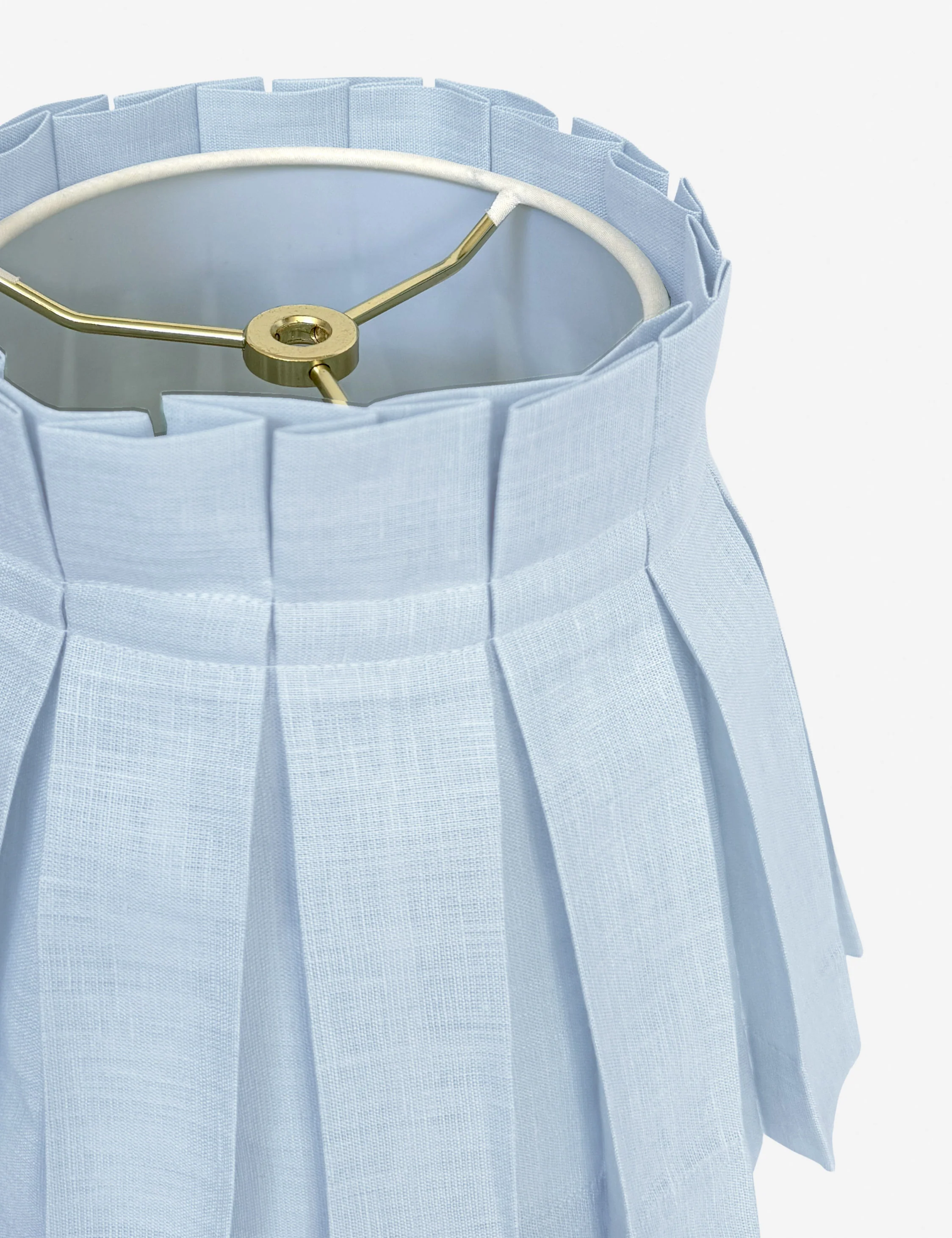 Solid Classic Box Pleat Lampshade by Cielle Home - Image 16