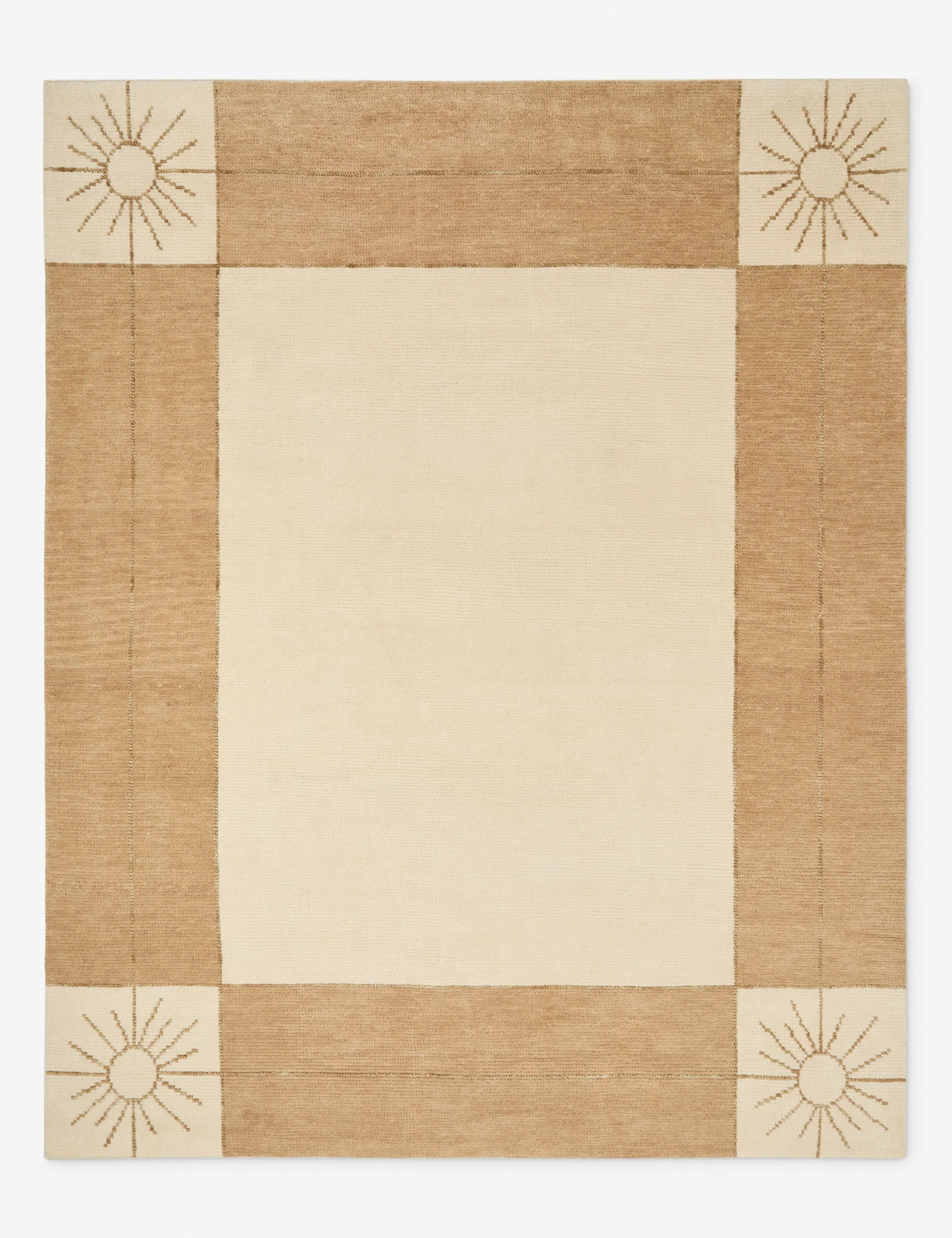 Stansby Hand-Knotted Wool Rug Swatch by Jake Arnold, Natural - Image 5