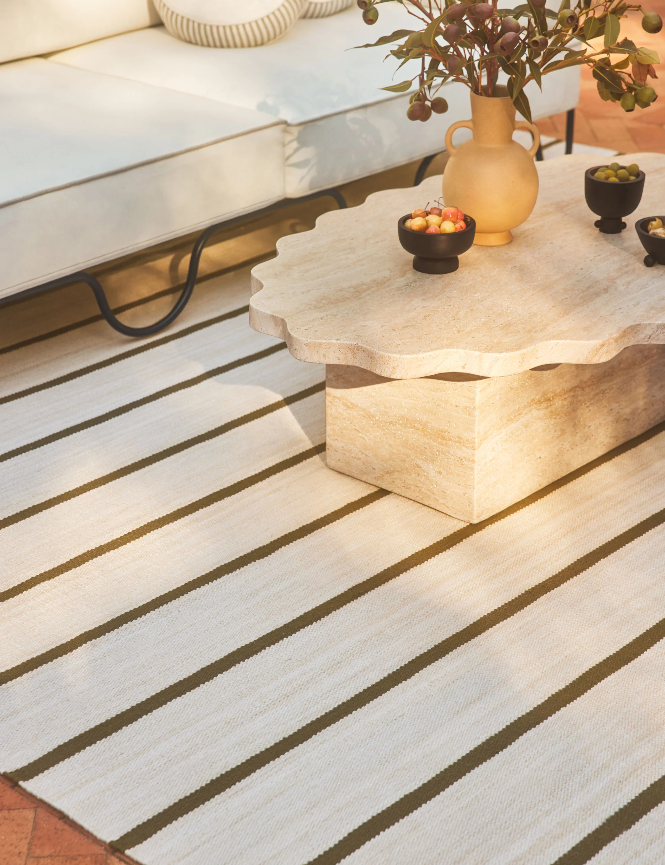 Stripe Indoor / Outdoor Rug by Sarah Sherman Samuel - Image 3