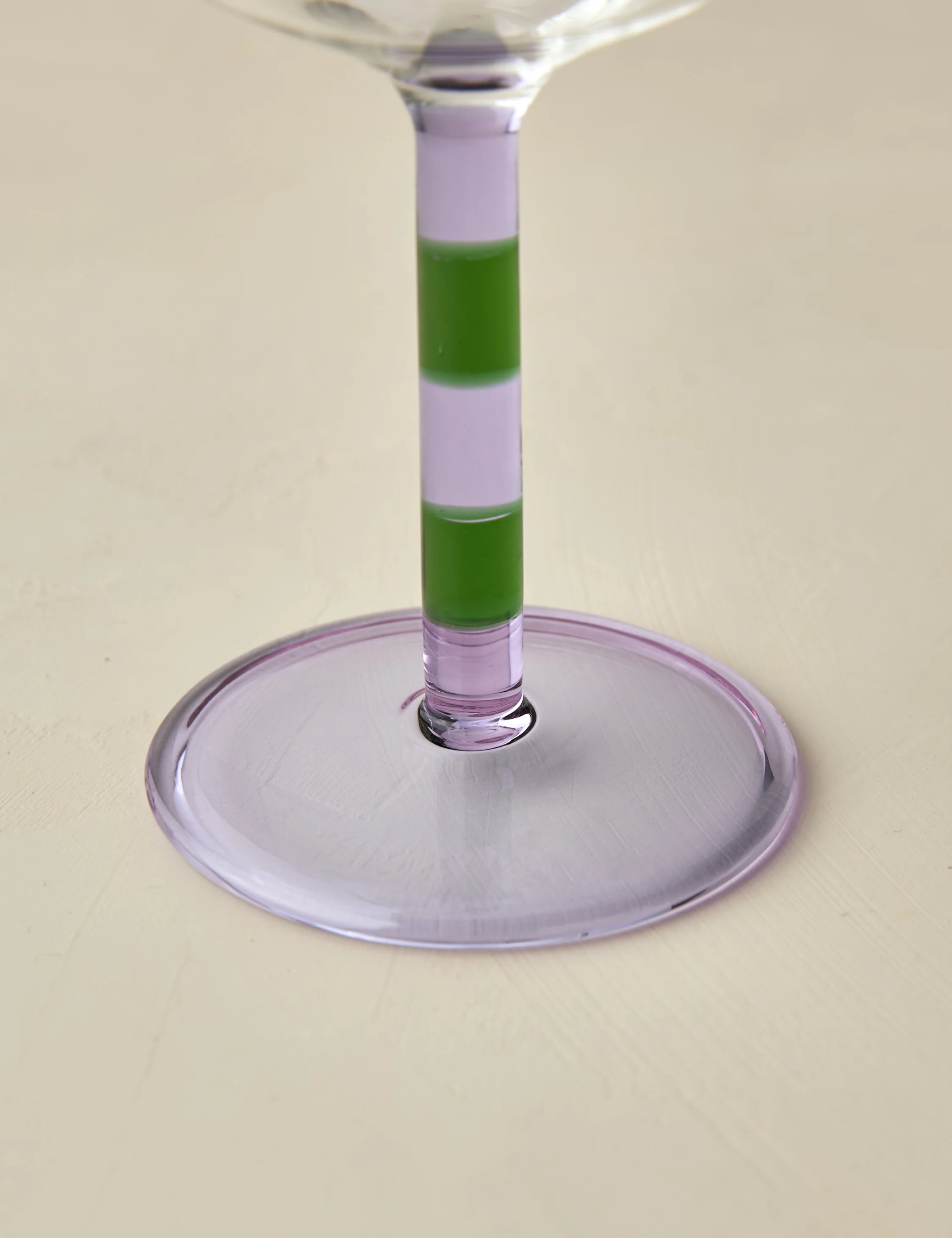 Striped Coupe Glass (Set of 2) by FAZEEK - Image 4