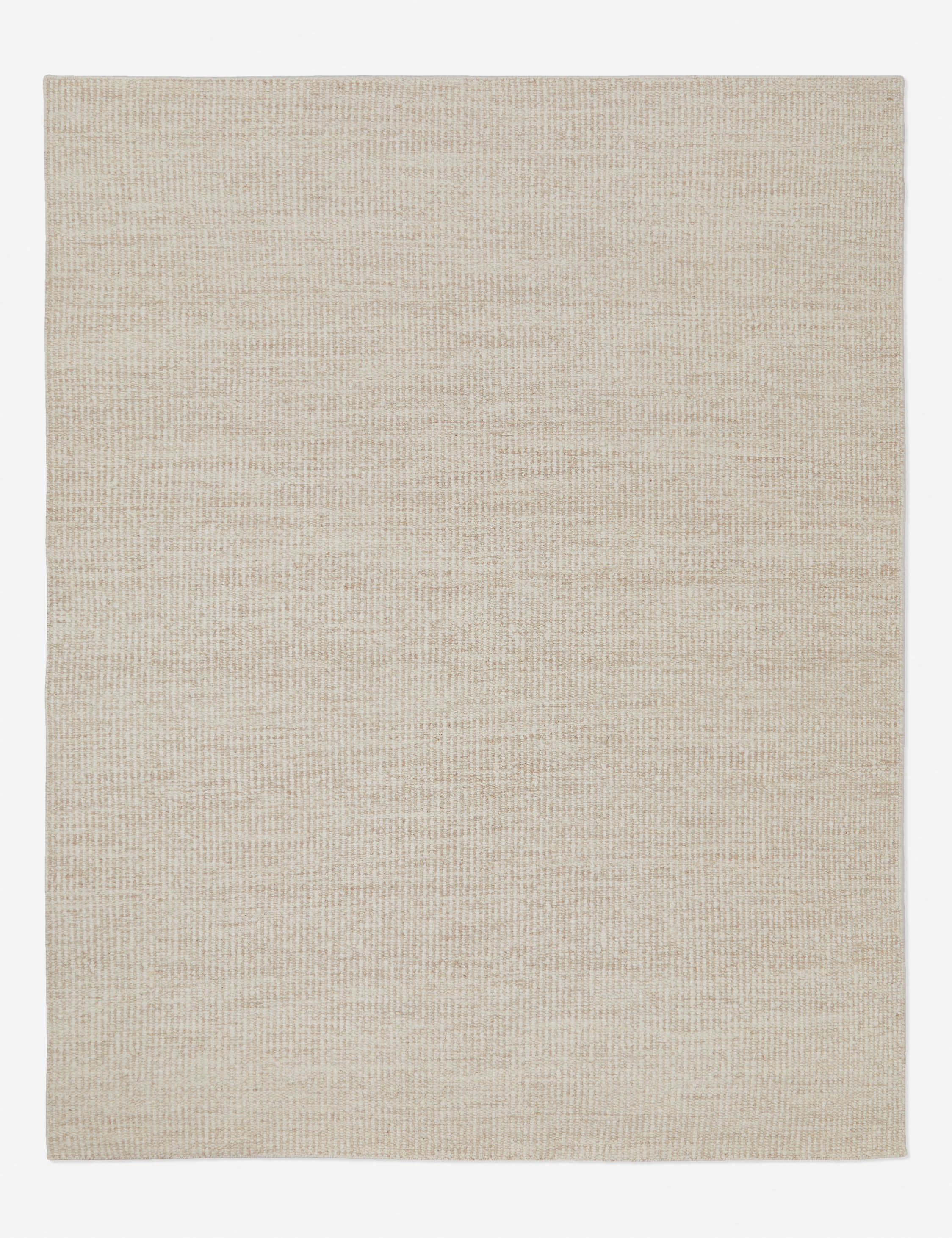 Taos Handwoven Wool Rug Swatch, Ivory - Image 3