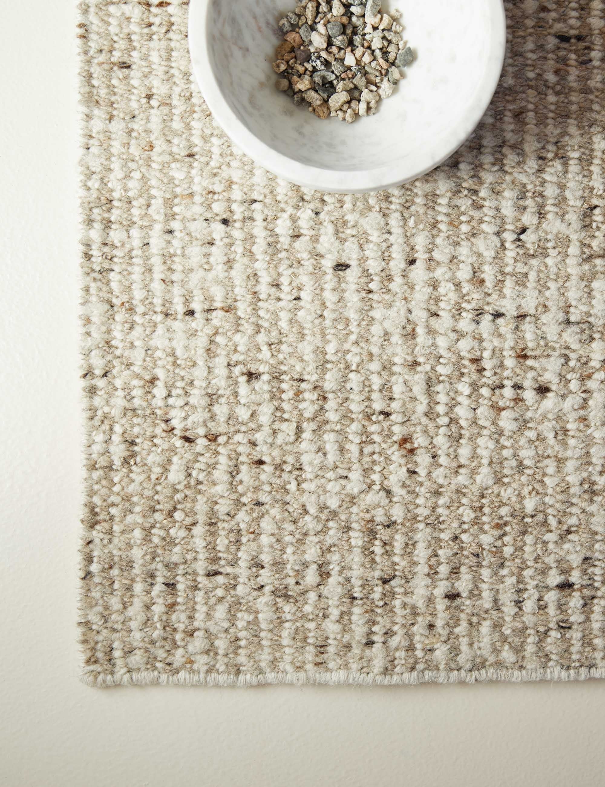 Taos Handwoven Wool Rug Swatch, Neutral - Image 2