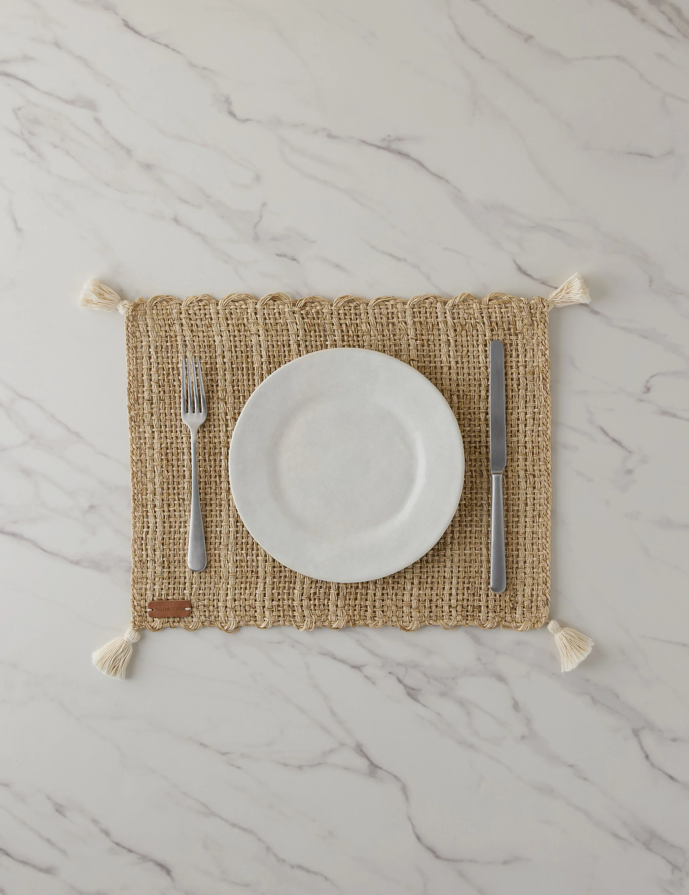 Tassel Placemats (Set of 4) by Tallo de Olivo