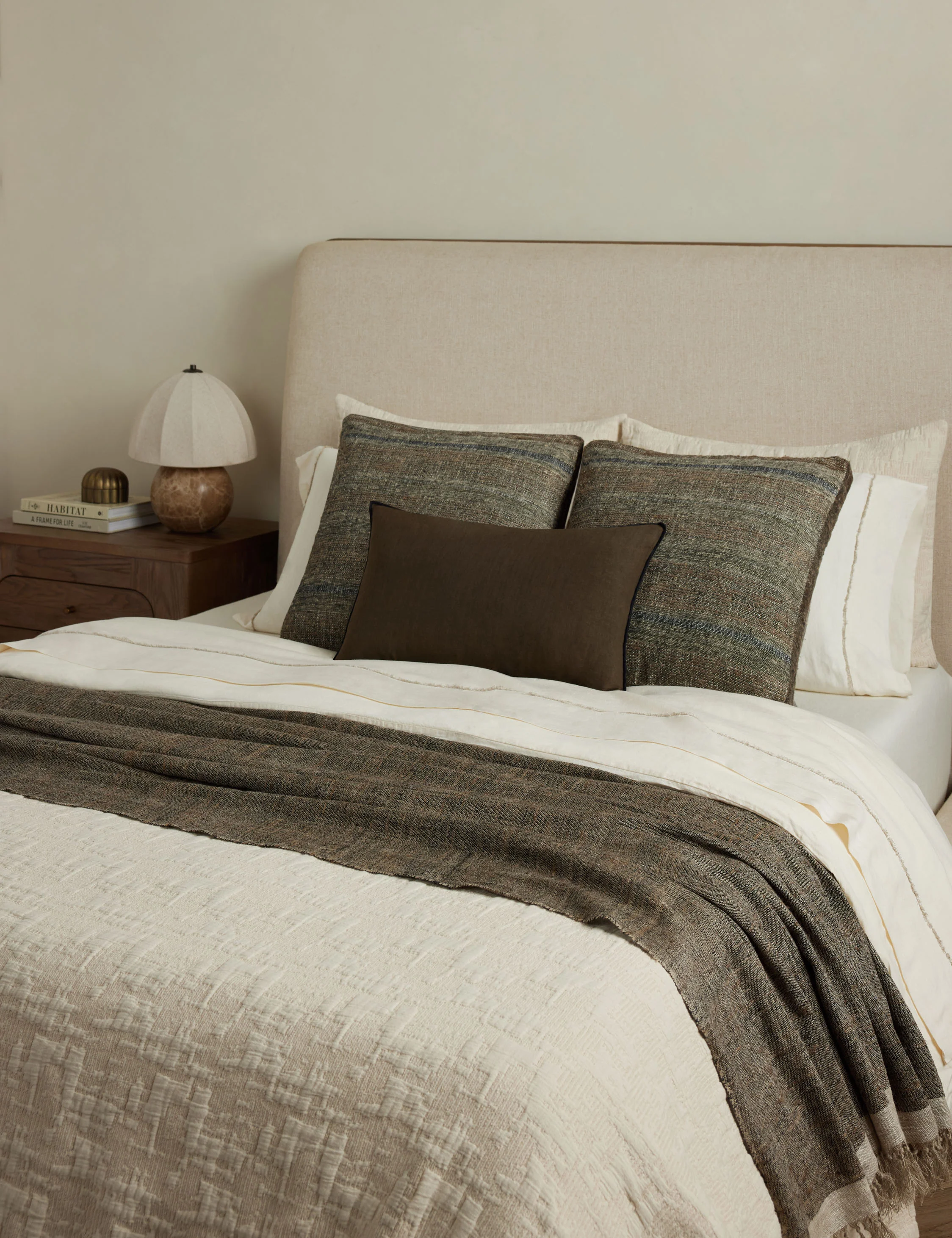 Teku Linen Silk Box Pillow by DISC Interiors - Image 4