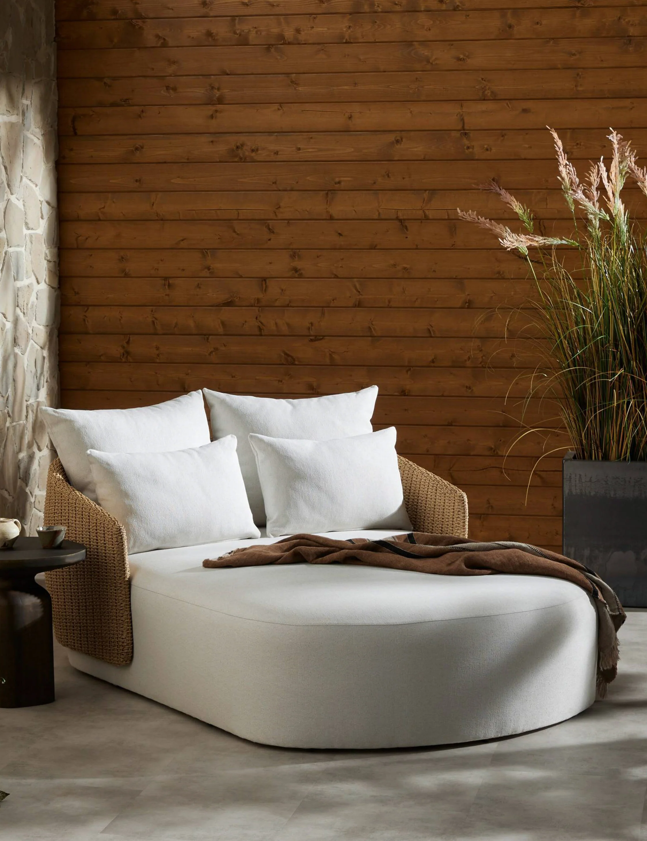Tennille Outdoor Double Chaise - Image 2