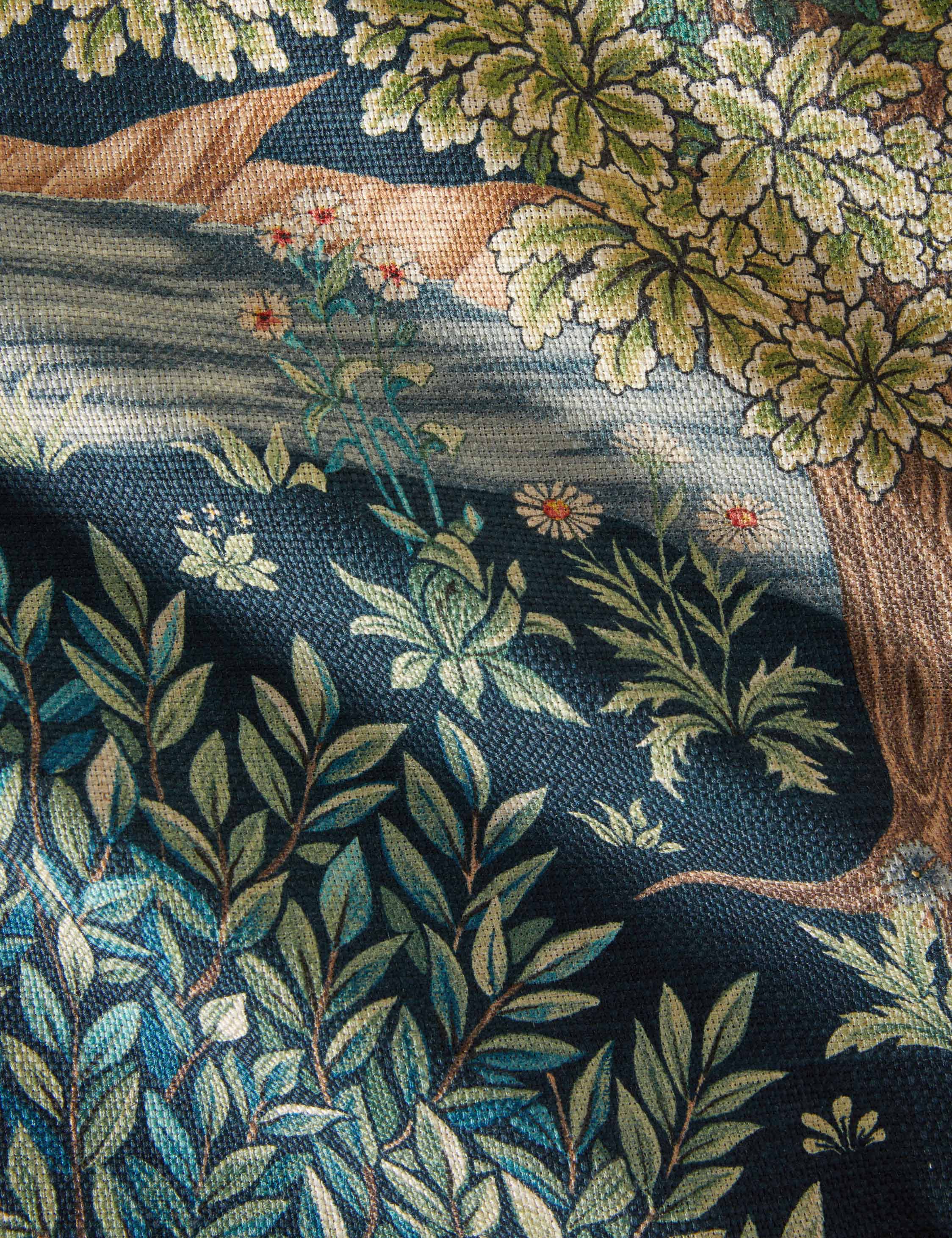 The Brook Tapestry Viscose Fabric by Morris & Co. - Image 6