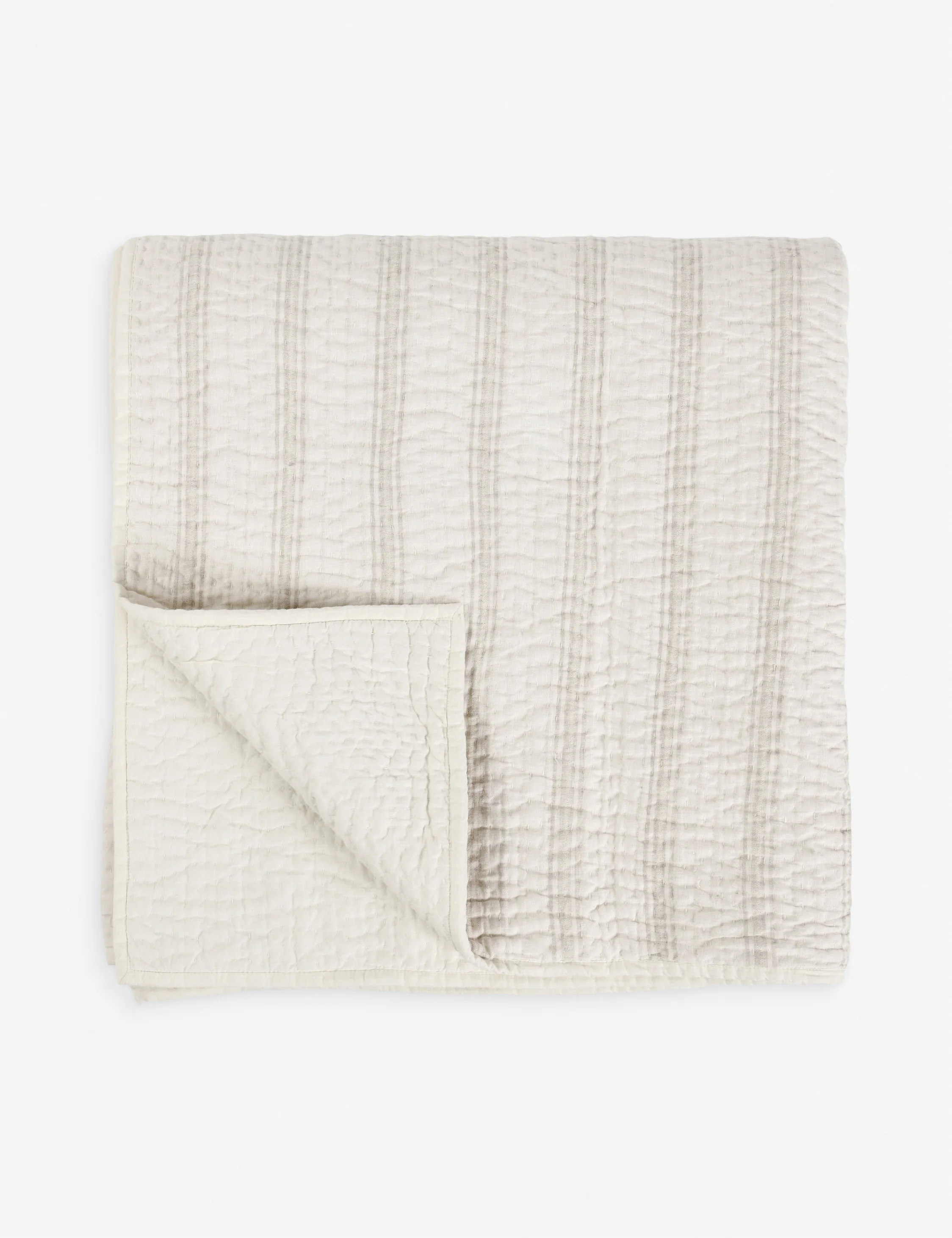 Tiah Linen-Blend Quilt - Image 2