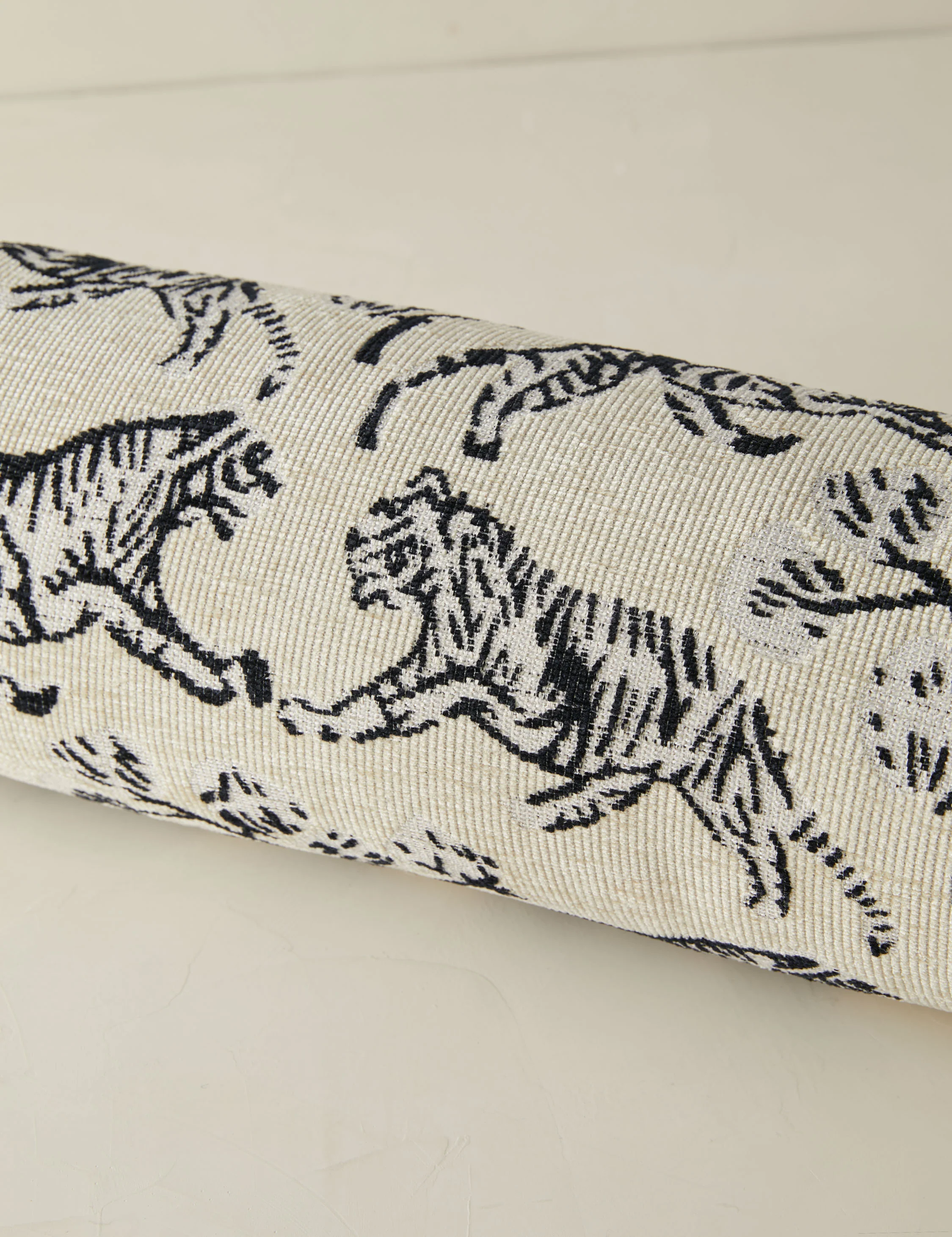 Tiger Jacquard Bolster Pillow by Sarah Sherman Samuel - Image 10