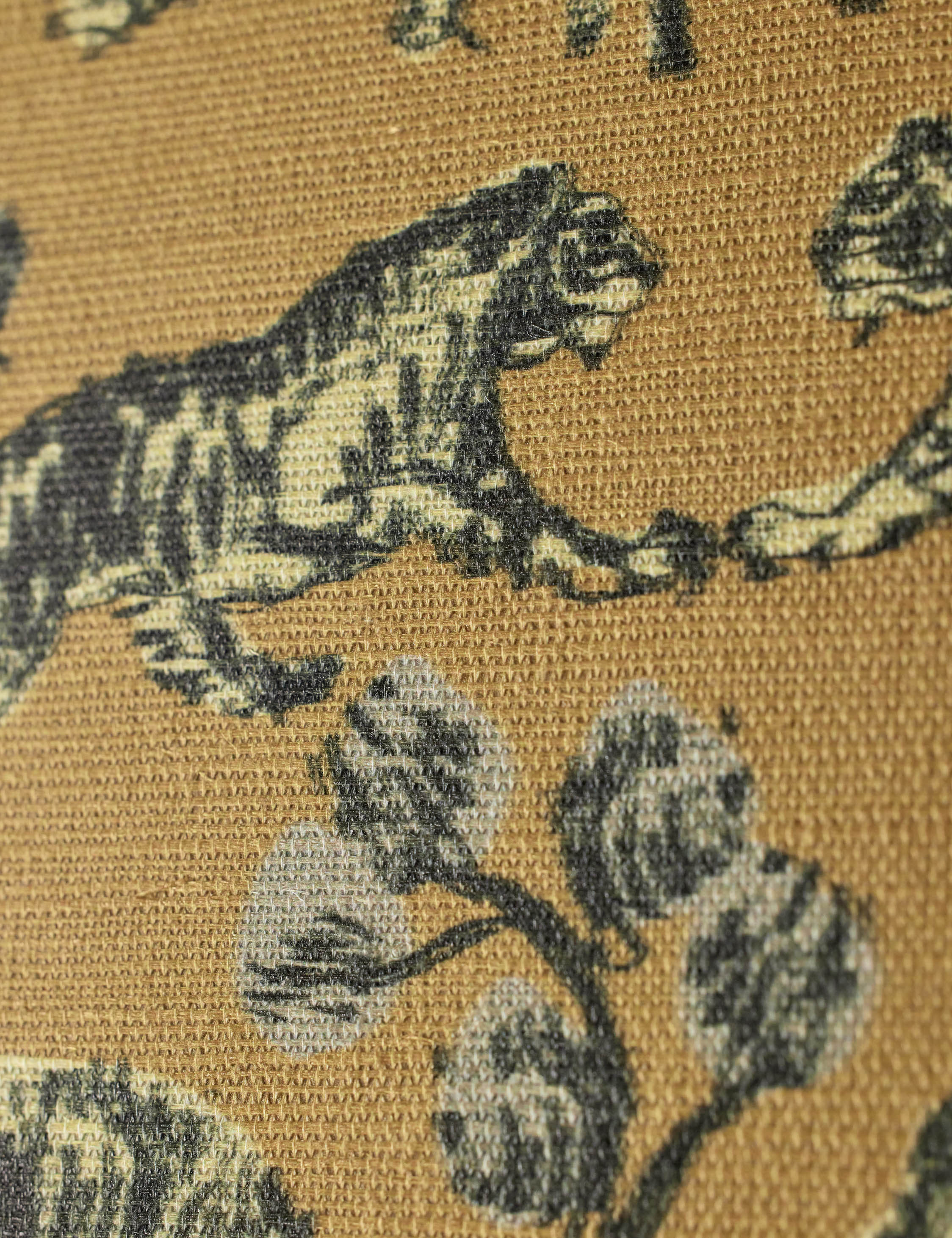 Tiger Grasscloth Wallpaper by Sarah Sherman Samuel - Image 4