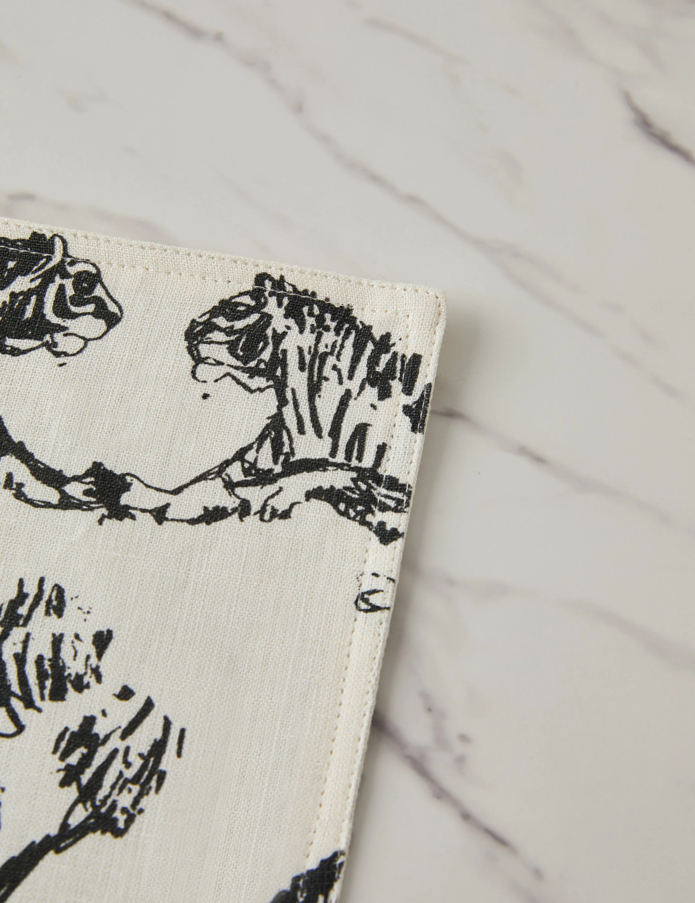 Tiger Linen Placemats (Set of 4) by Sarah Sherman Samuel - Image 3