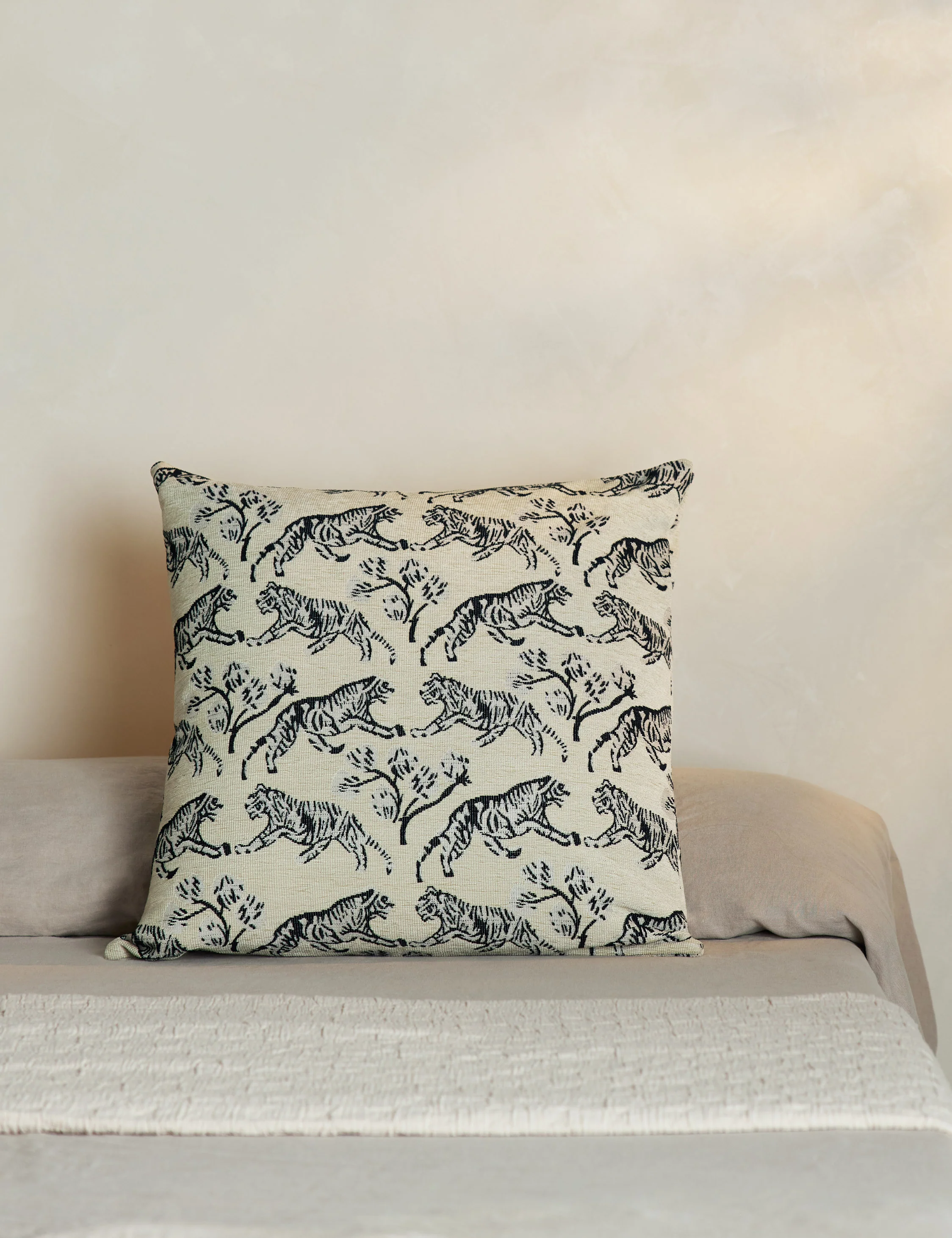 Tiger Jacquard Pillow by Sarah Sherman Samuel - Image 4