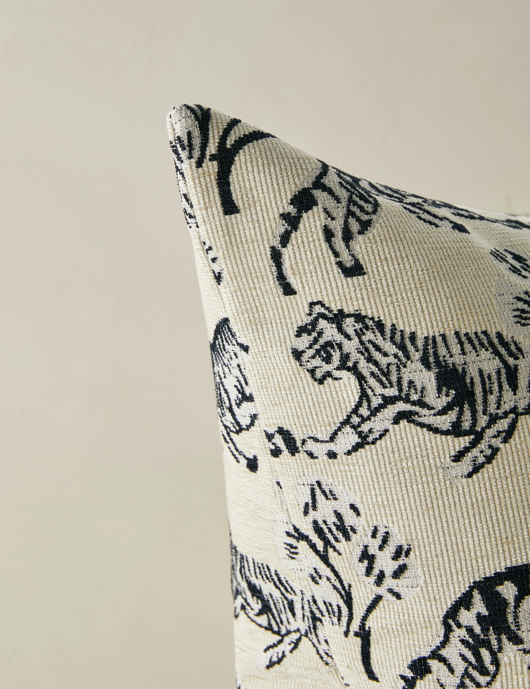 Tiger Jacquard Pillow by Sarah Sherman Samuel - Image 5