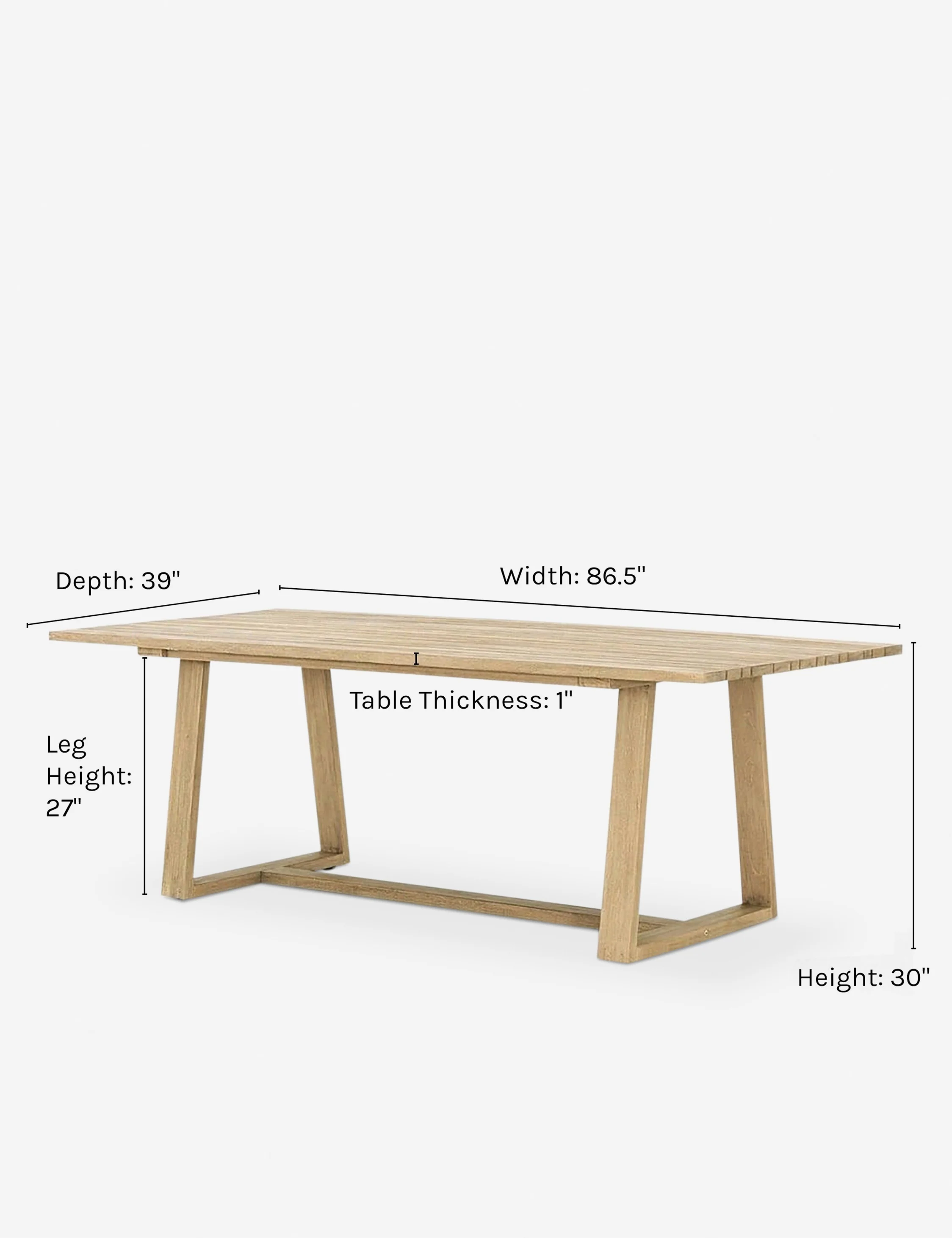 Tika Indoor / Outdoor Dining Table - Image 10