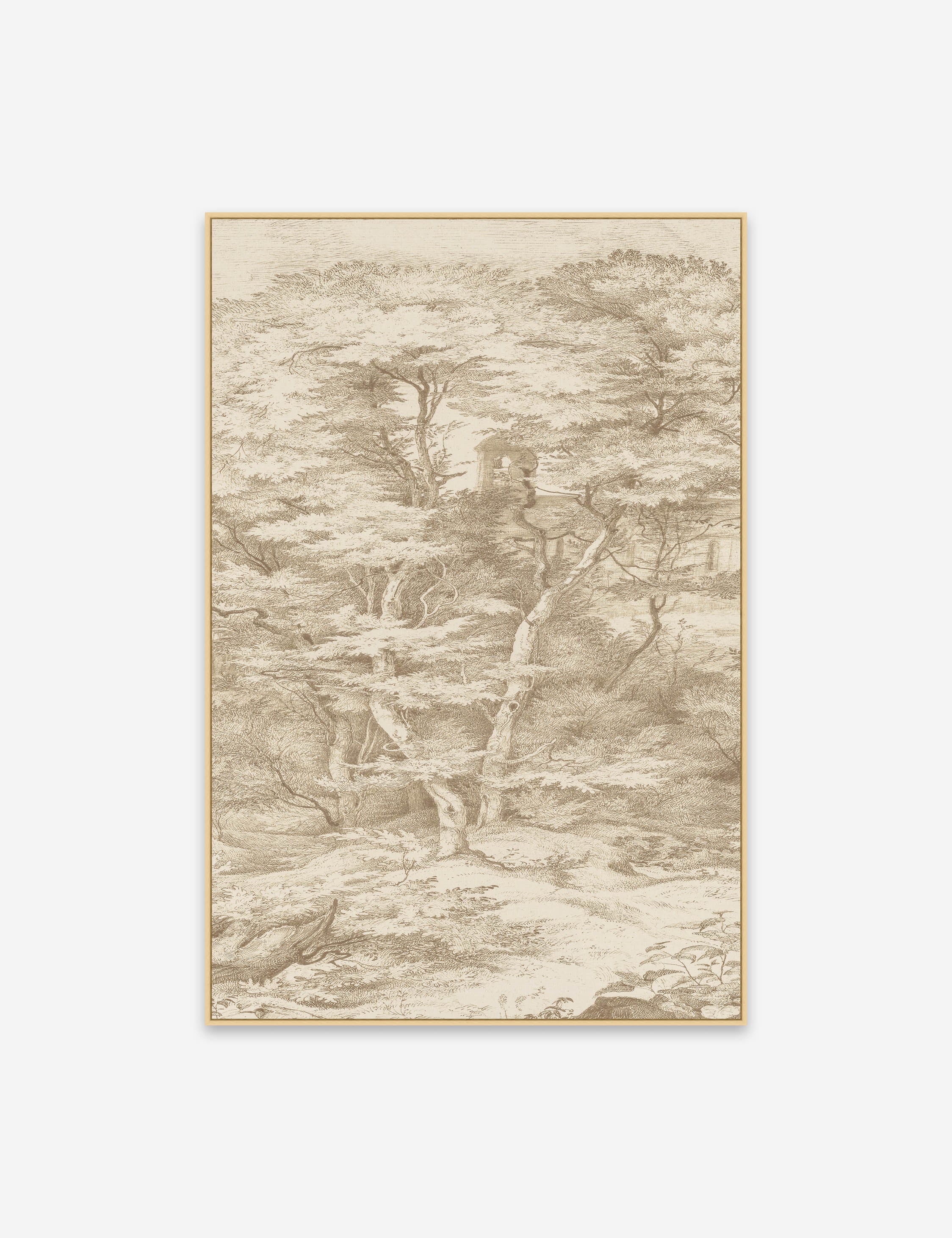 Toile in Neutral Wall Art Diptych Wall Art (Set of 2) - Image 2