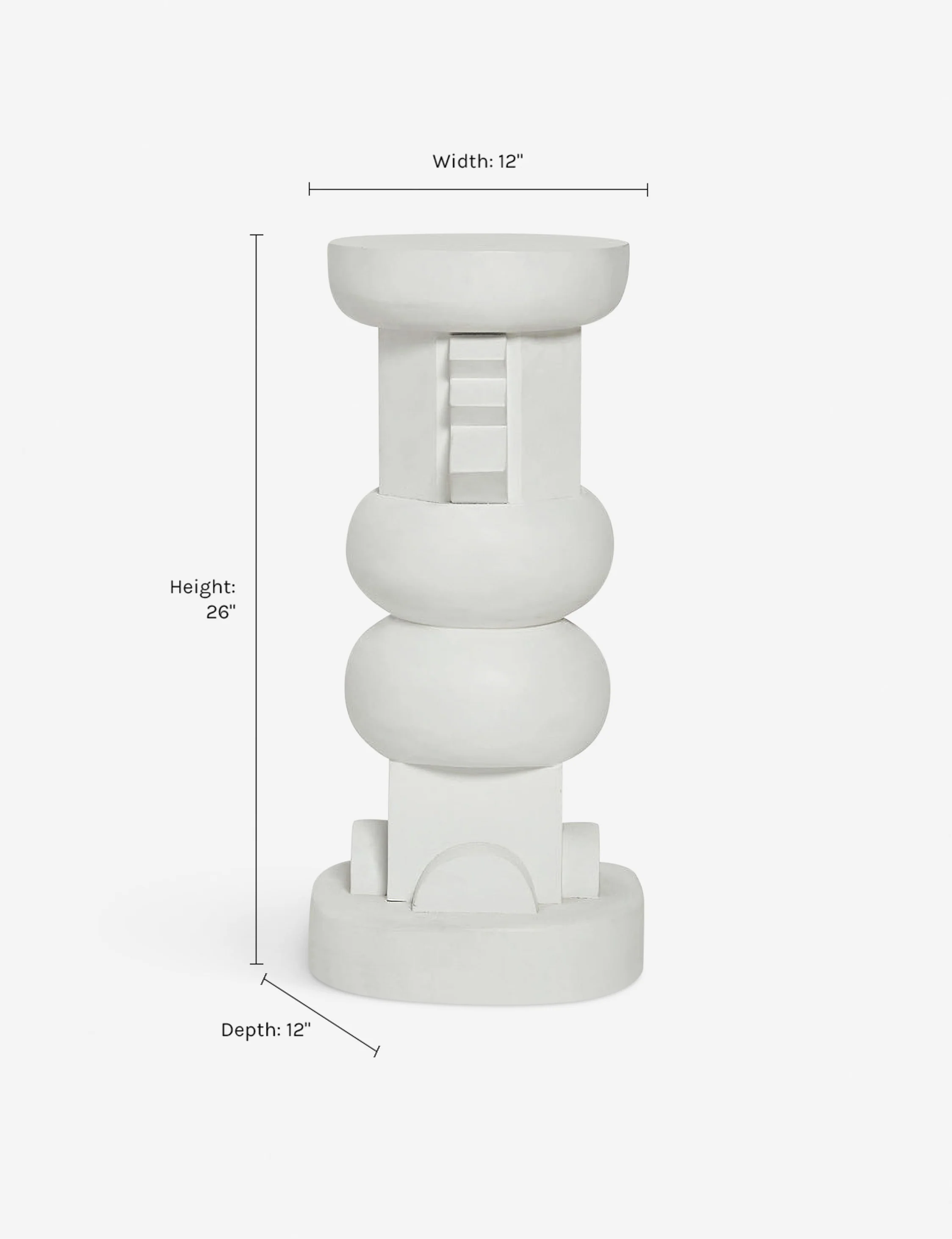 Toivo Pedestal by Sarah Sherman Samuel - Image 17