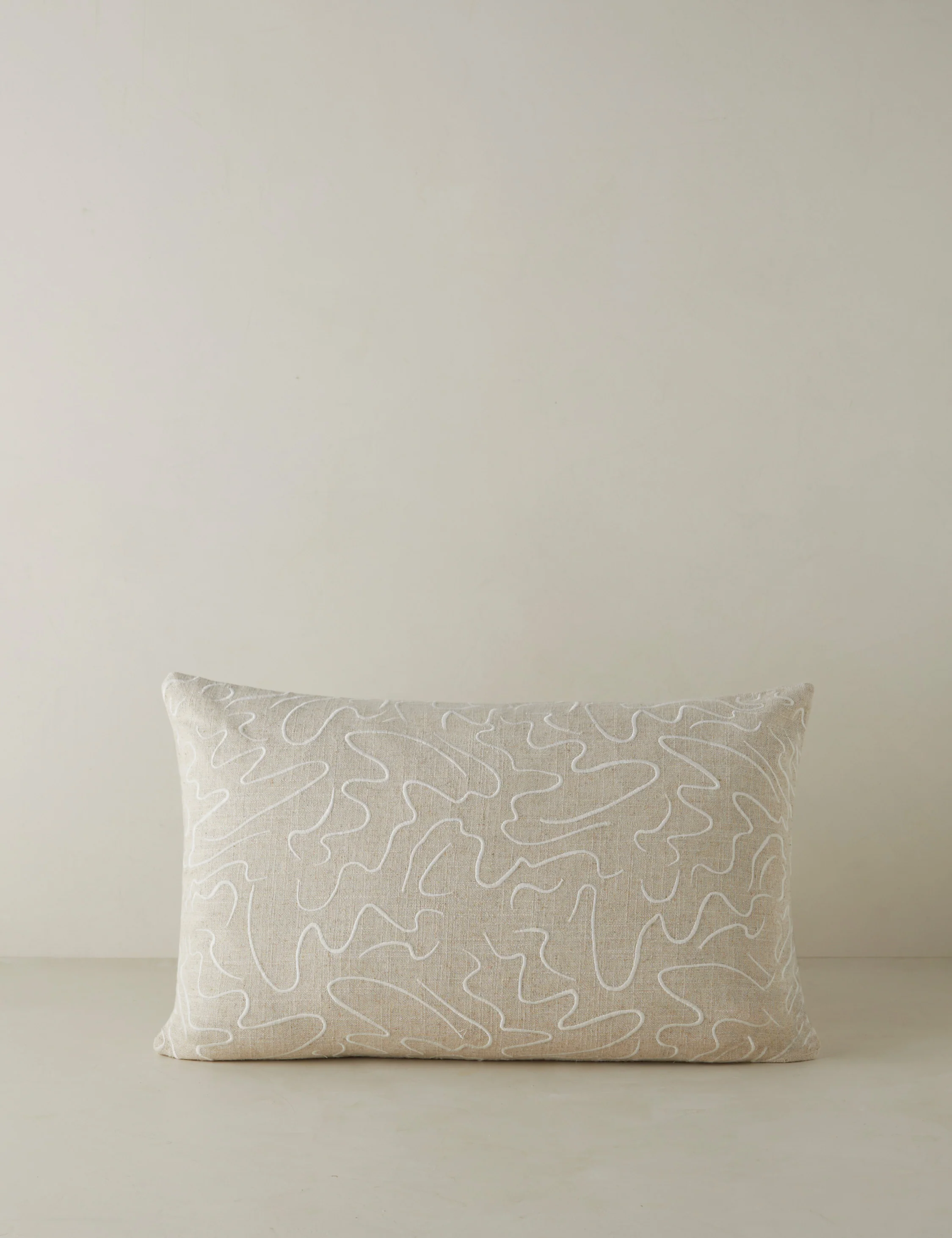 Topos Embroidered Pillow by Élan Byrd - Image 2