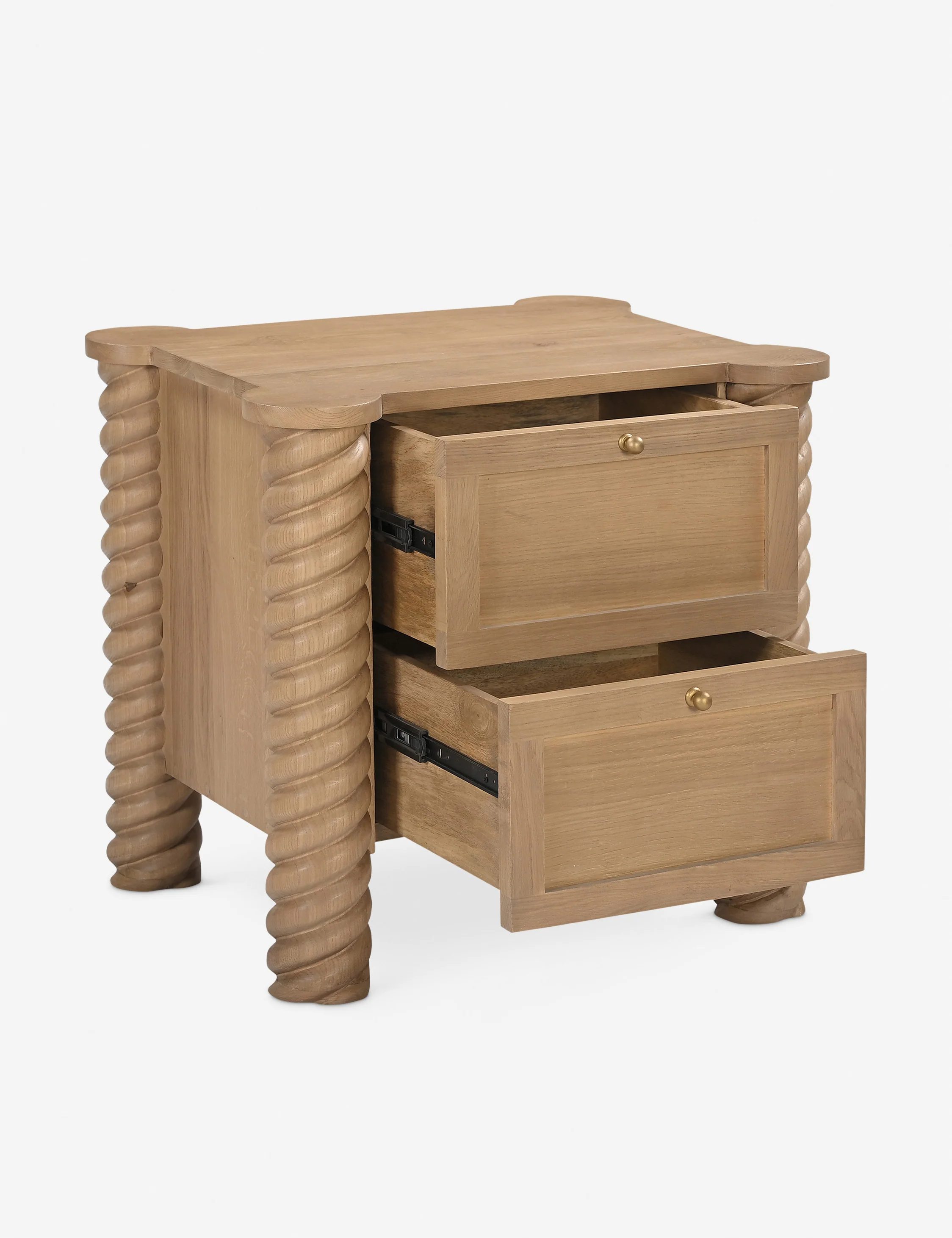 Treccia 2-Drawer Nightstand by Gillian Segal for Moe's - Image 6