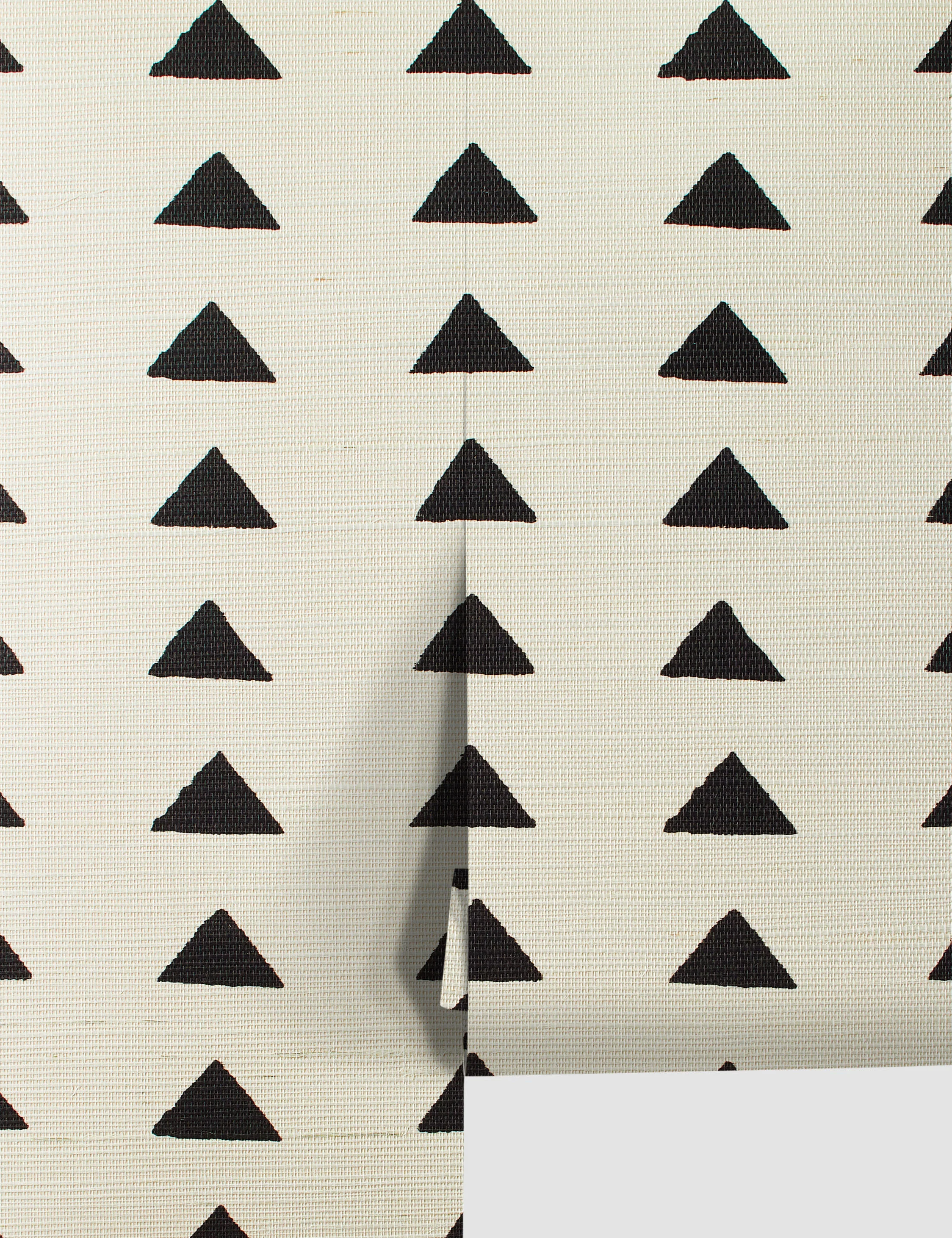 Triangles Grasscloth Wallpaper By Nathan Turner - Image 3