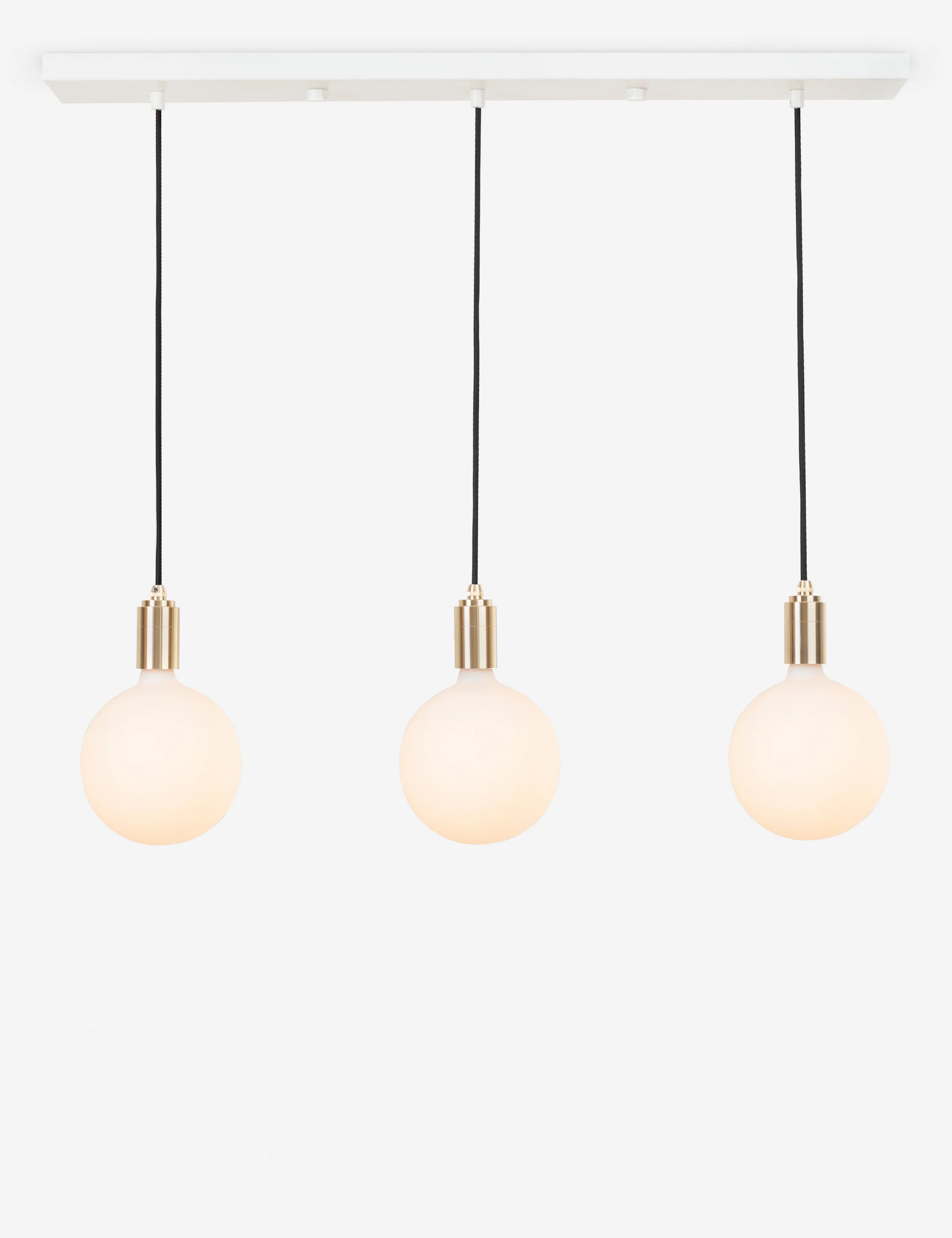 Triple Linear Pendant Light with Sphere IV by Tala - Image 2