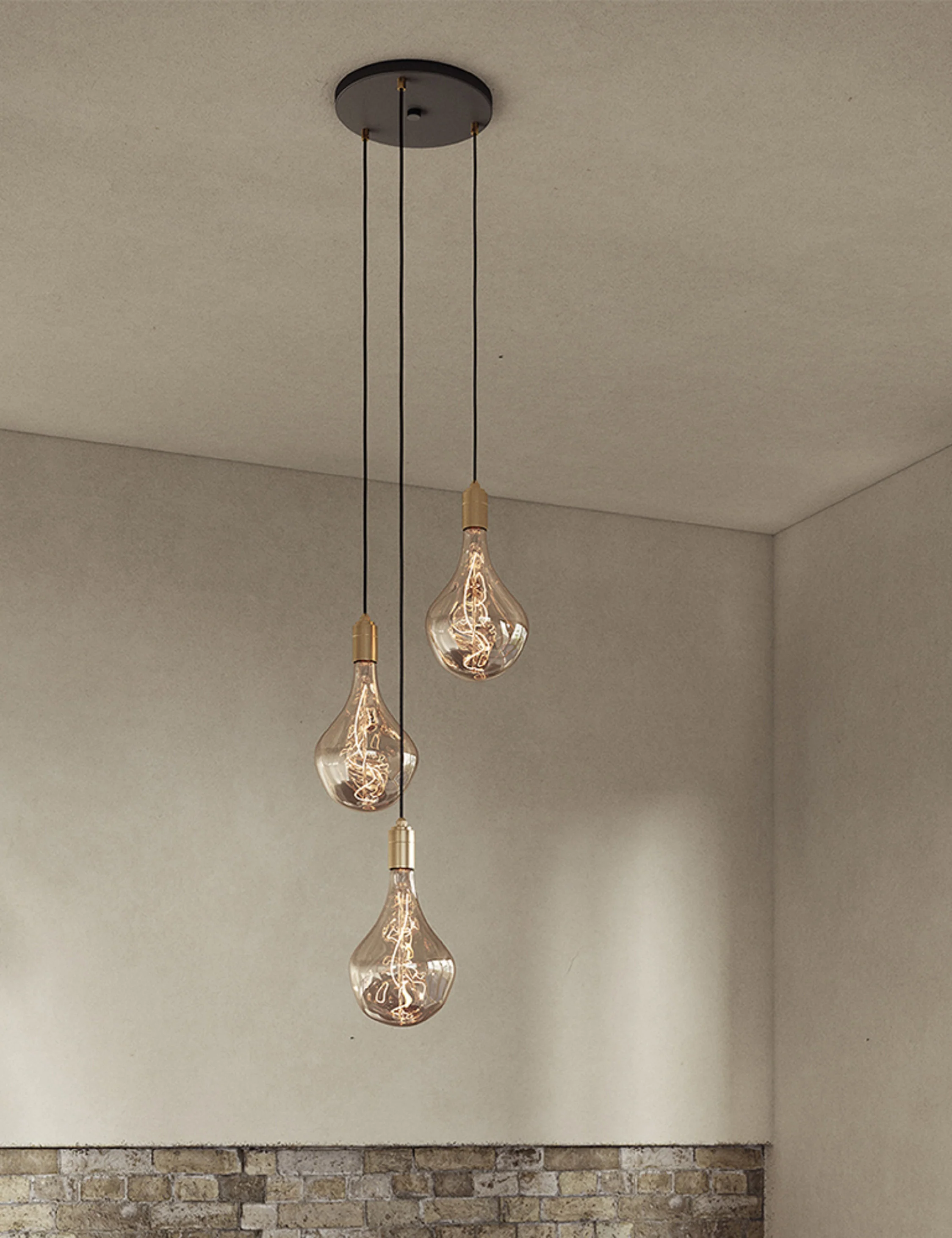 Triple Pendant Light with Voronoi II by Tala - Image 6