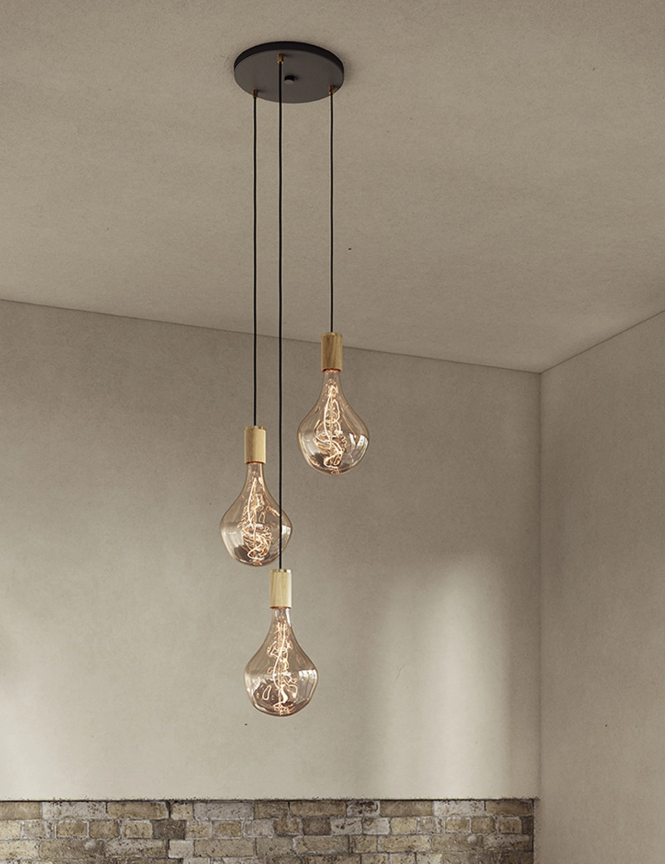 Triple Pendant Light with Voronoi II by Tala - Image 8