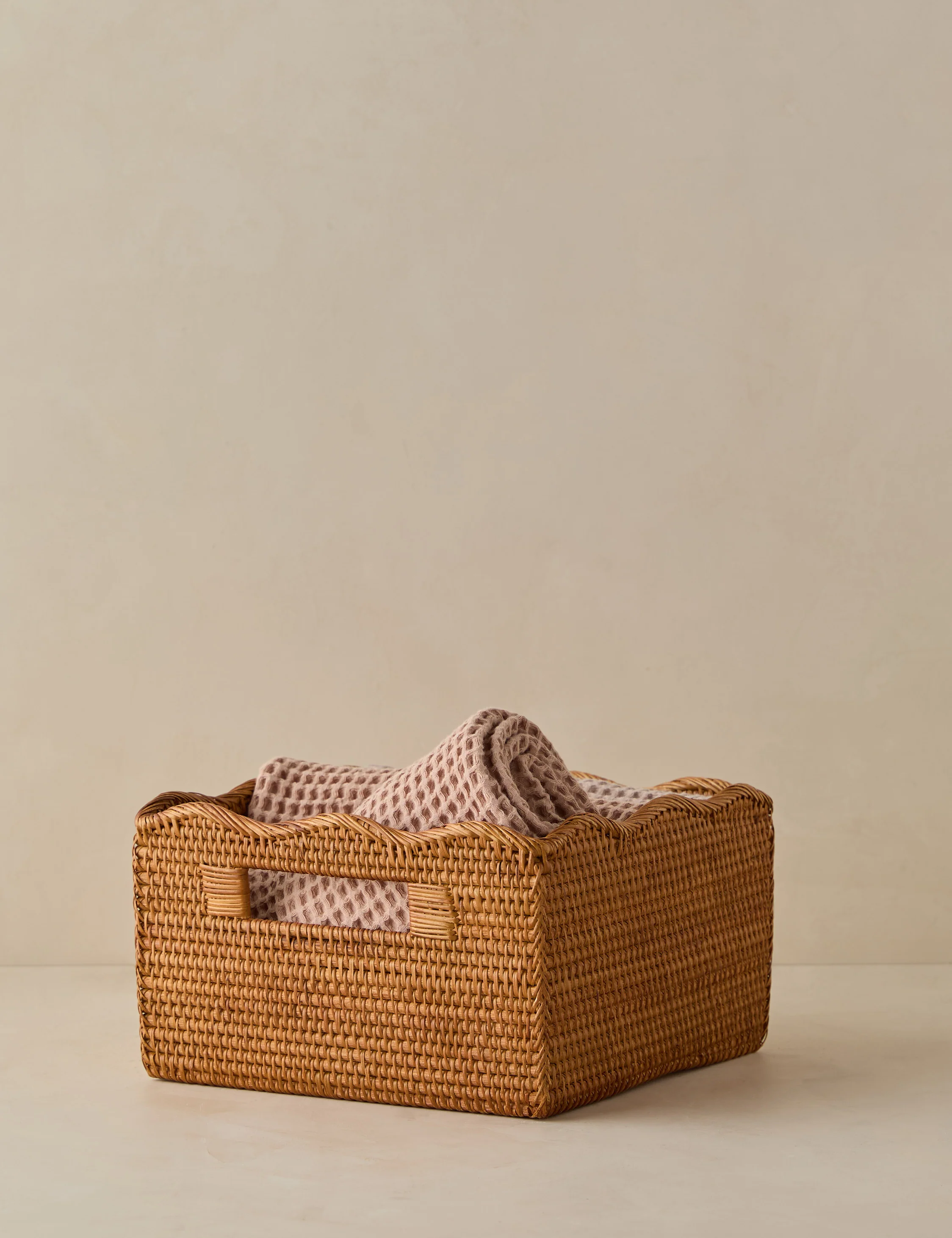 Tyna Rattan Storage Bin - Image 4