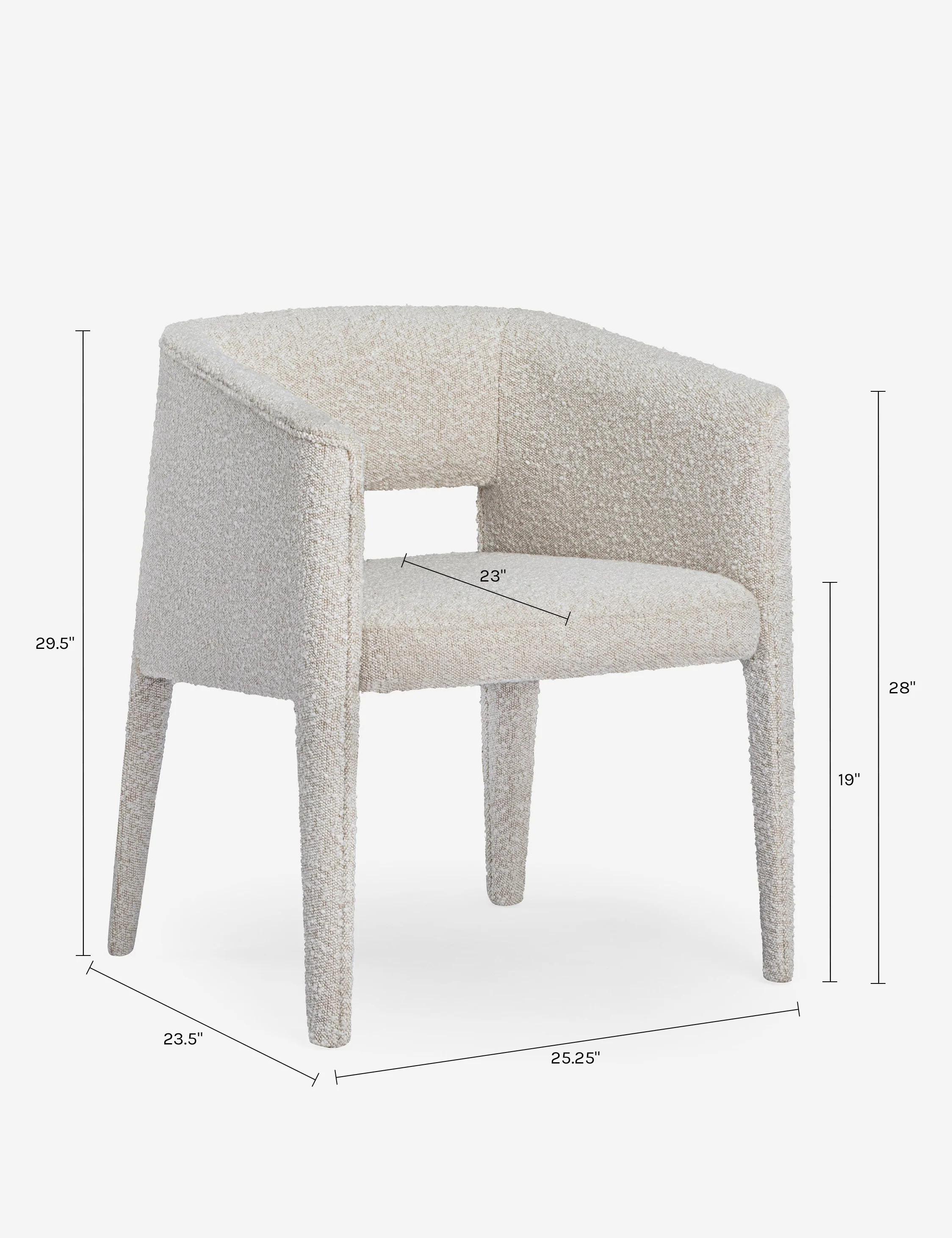 Velez Dining Arm Chair - Image 7