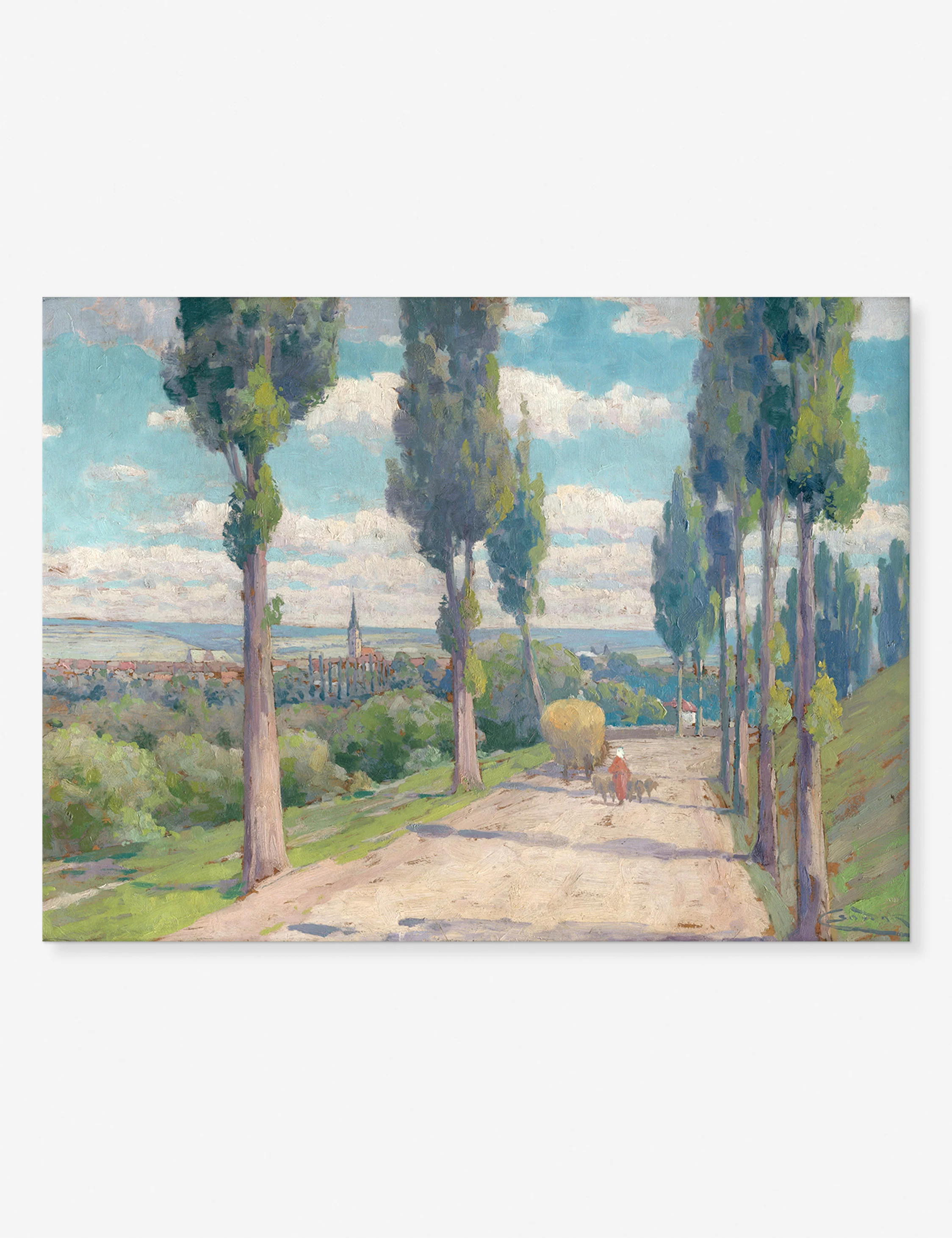 View of Spišská Nová Ves Print by Lajos Csordák