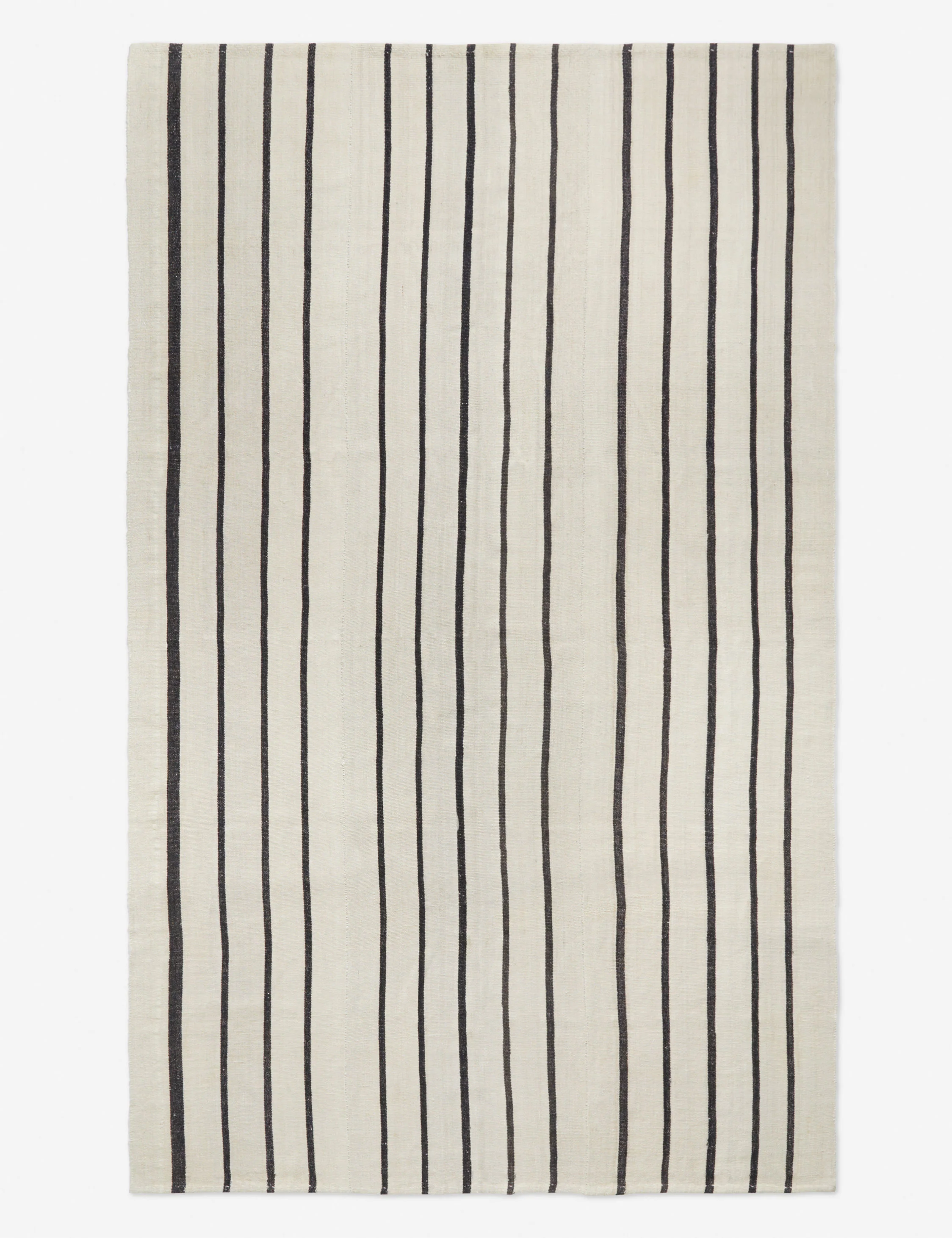 Vintage Kilim Flatweave Wool Rug No. 38, 6'3" x 10'12"