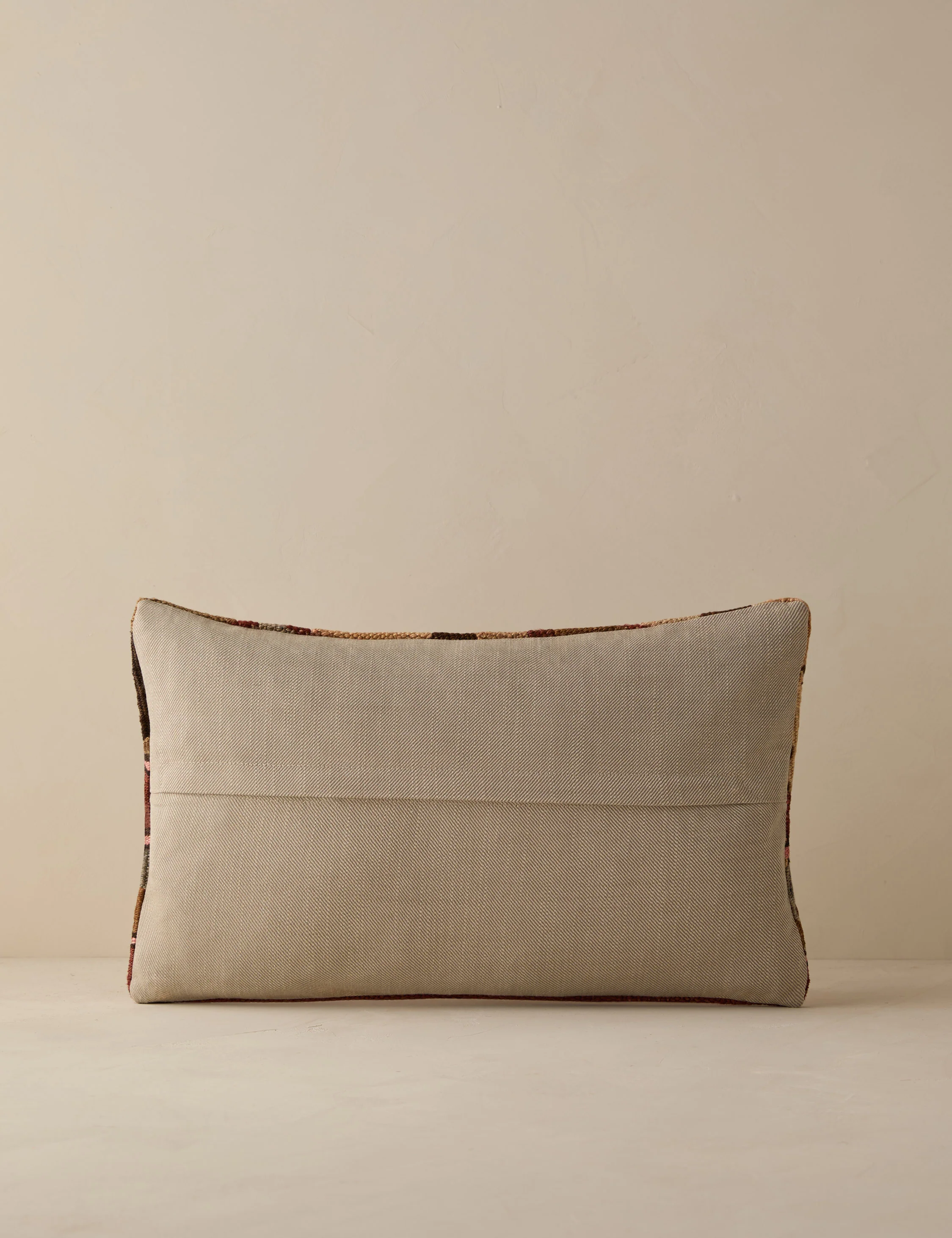 Vintage Lumbar Pillow No. 264, 12" x 20" - Image 2
