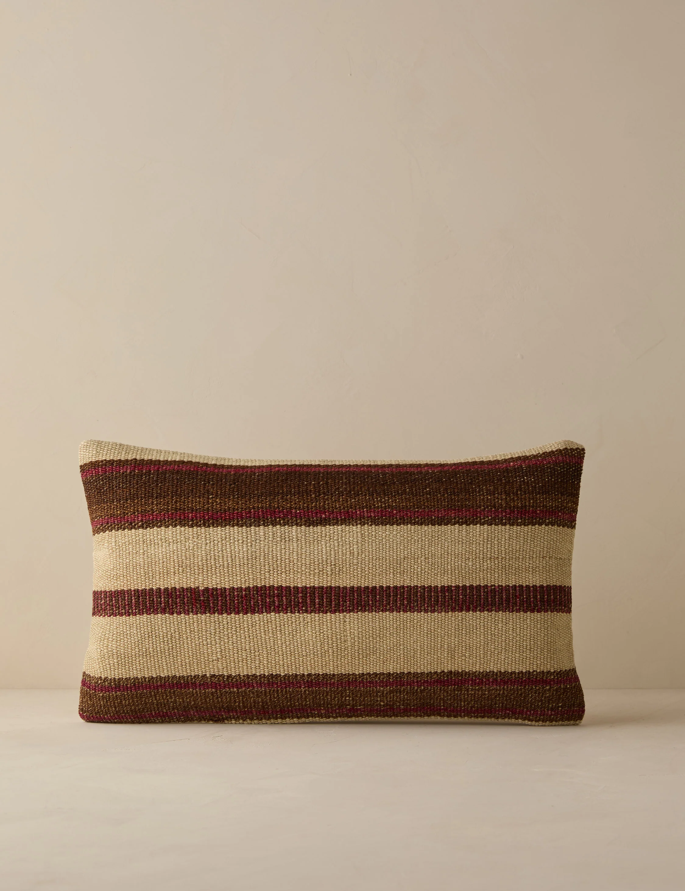 Vintage Lumbar Pillow No. 279, 12" x 20"